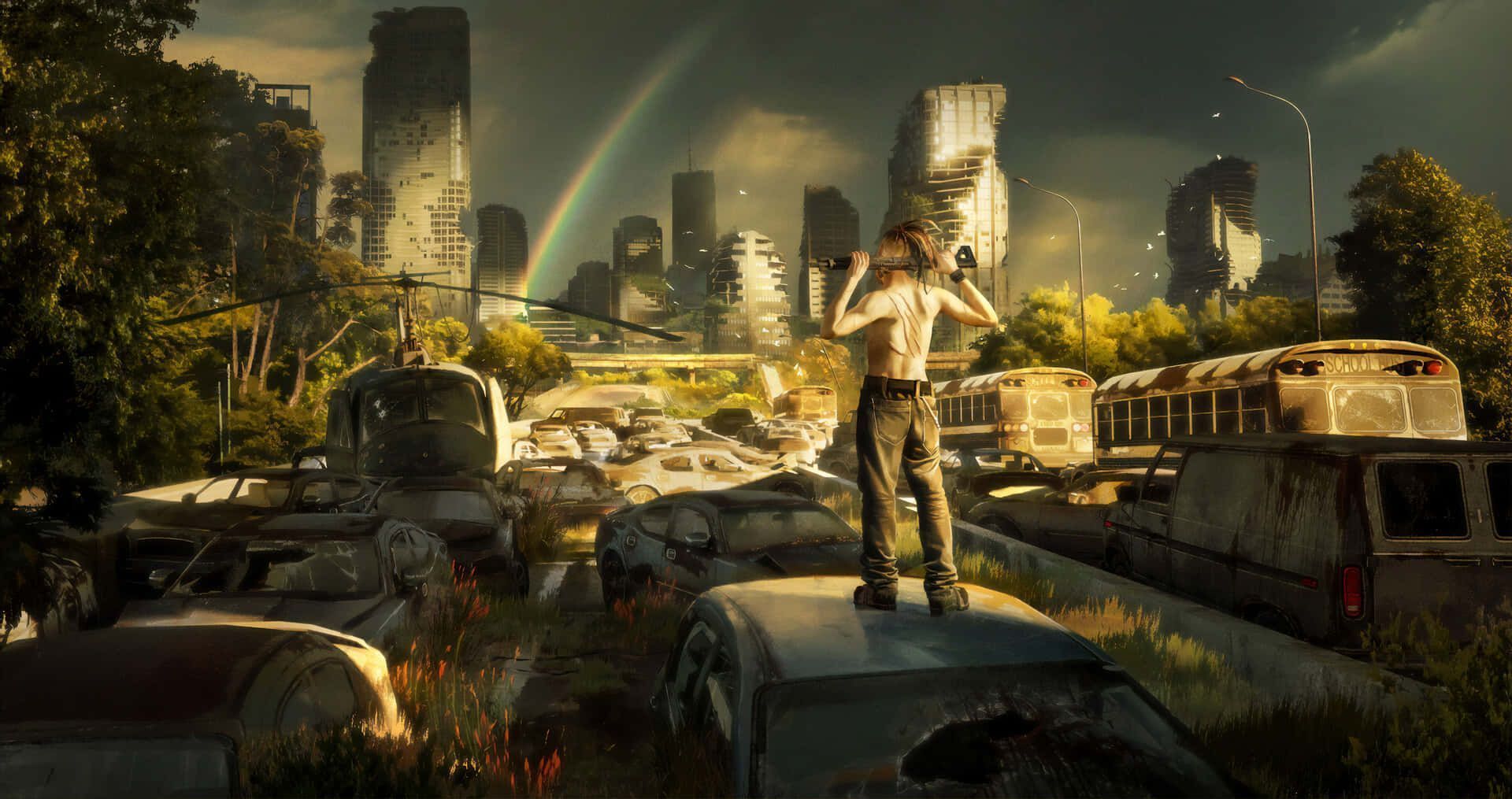 1920x1015 Download In The Post Apocalyptic World, Everything Is Unfamiliar And Filled With Danger Wallpaper