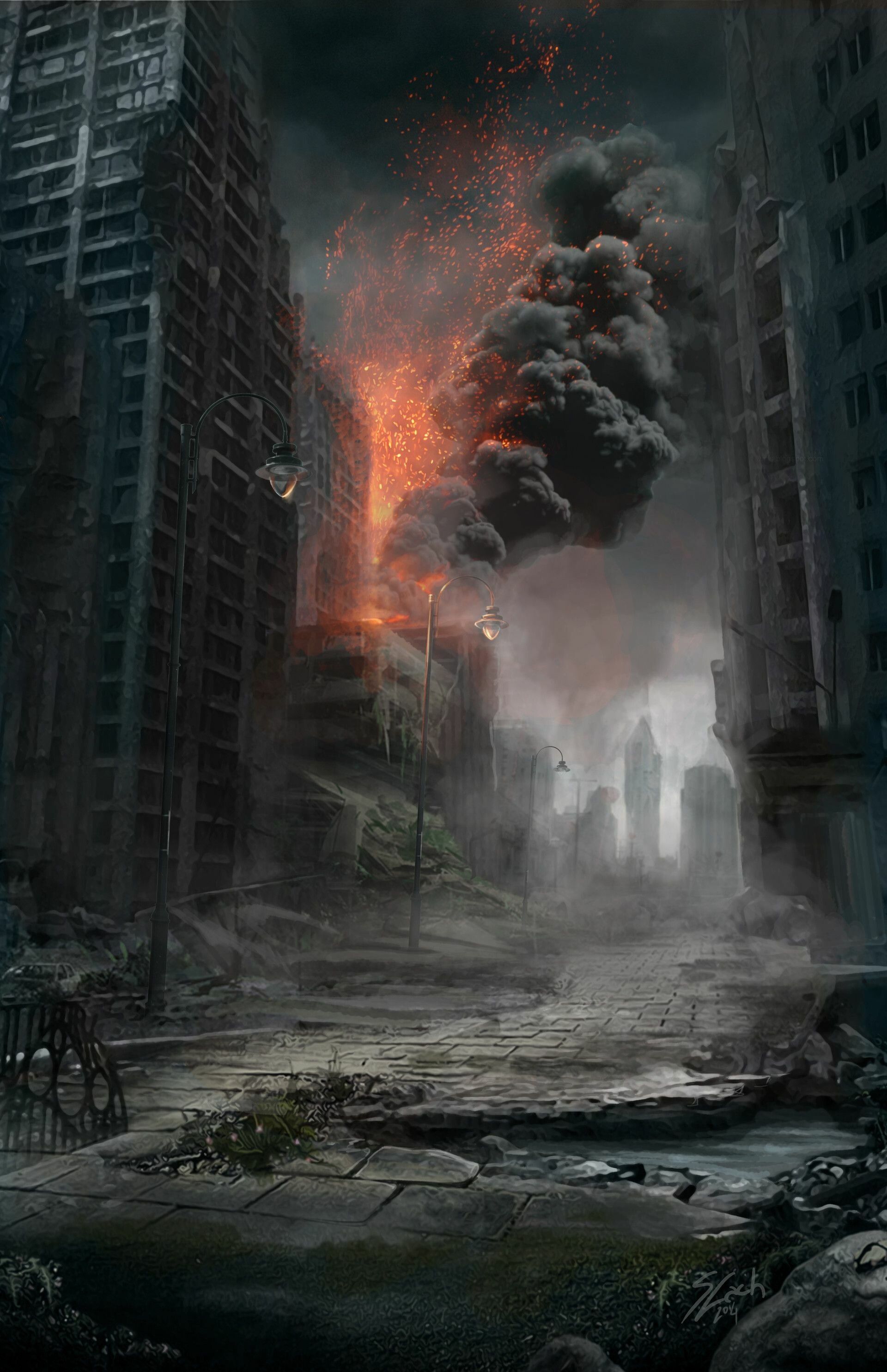 1920x2970 Post Apocalypse Wallpaper