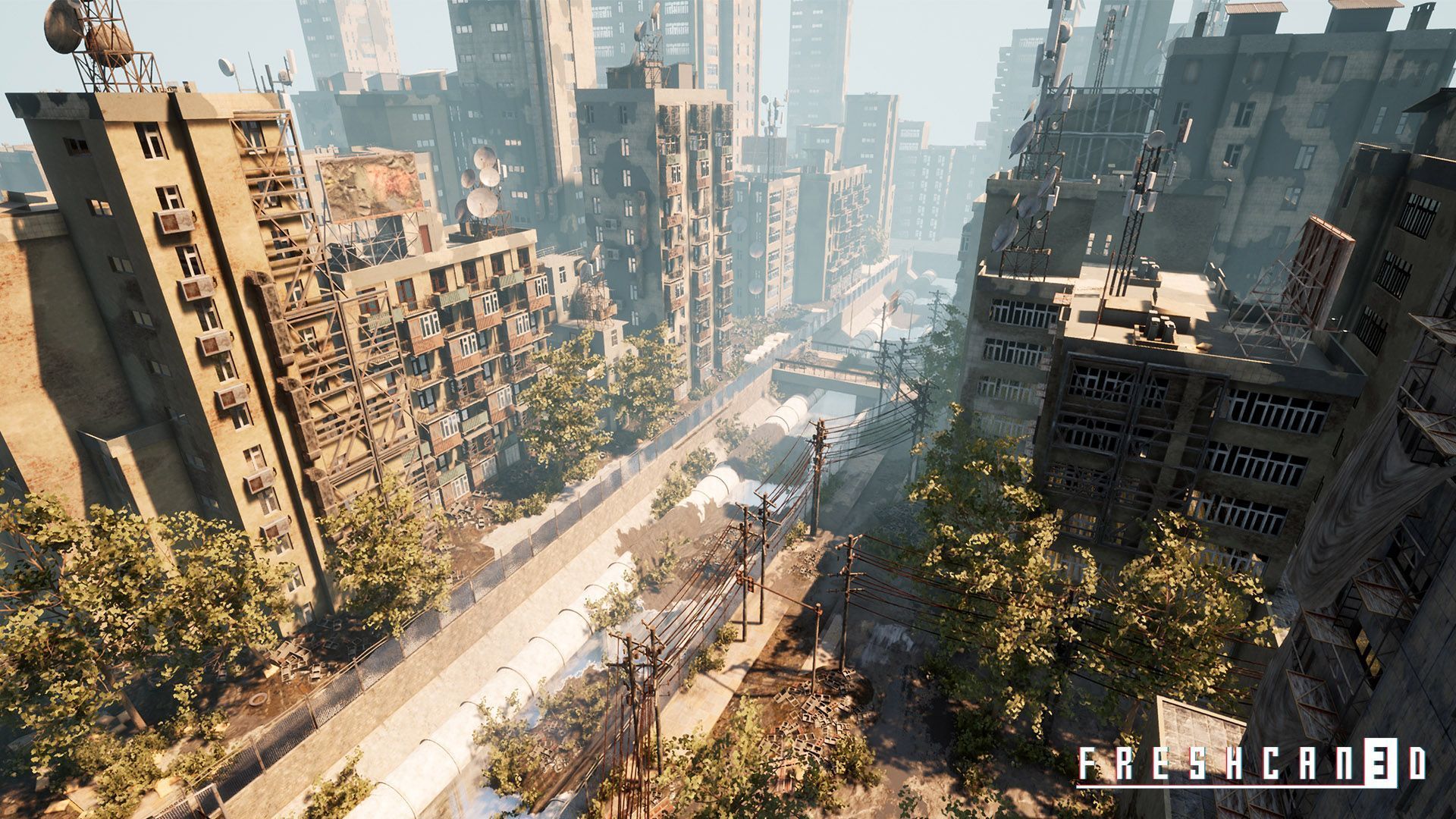 1920x1080 Abandoned Post Apocalyptic City Pack Projects Artists Community