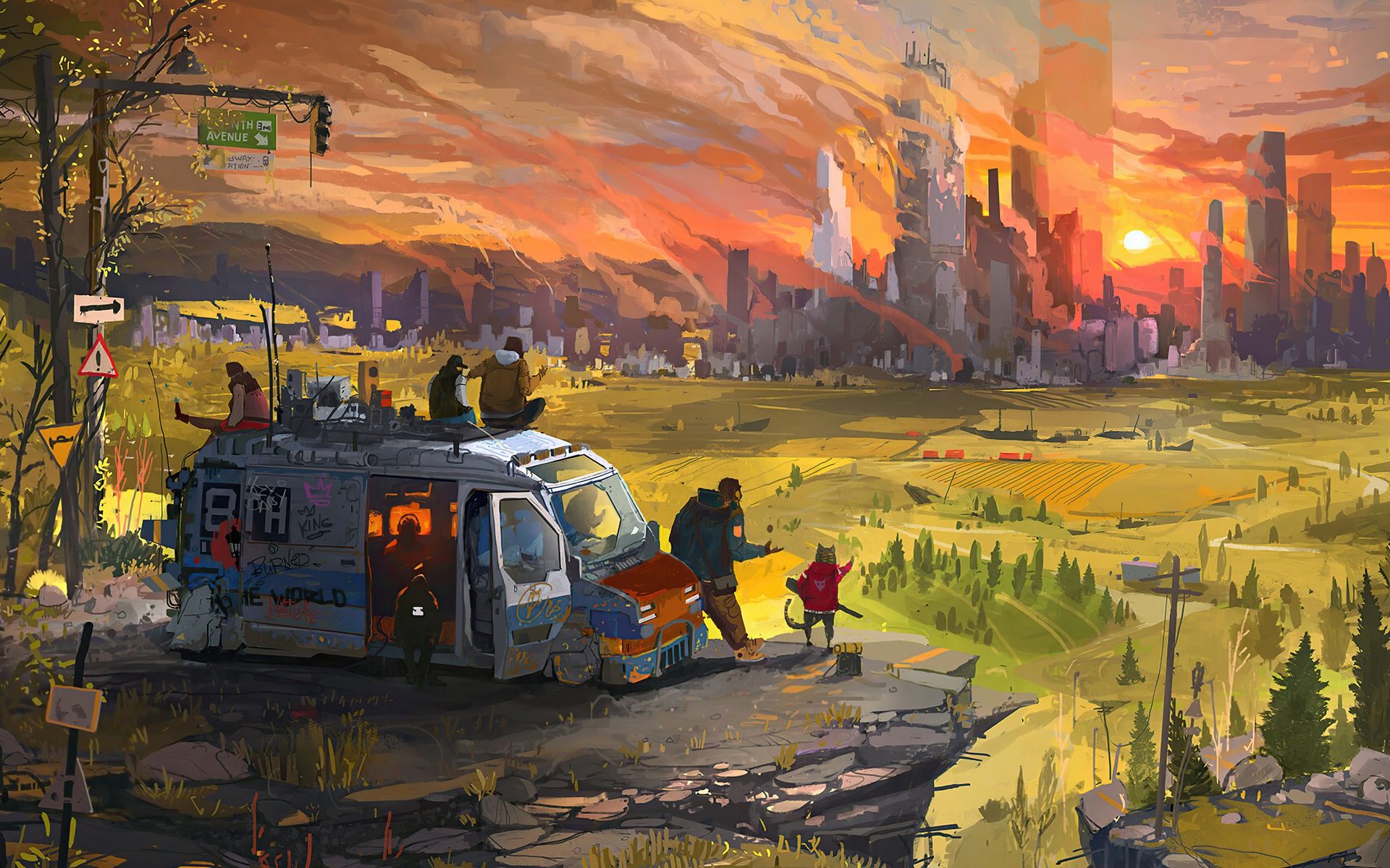 1920x1200 Sci Fi Post Apocalyptic HD, City, HD Wallpaper