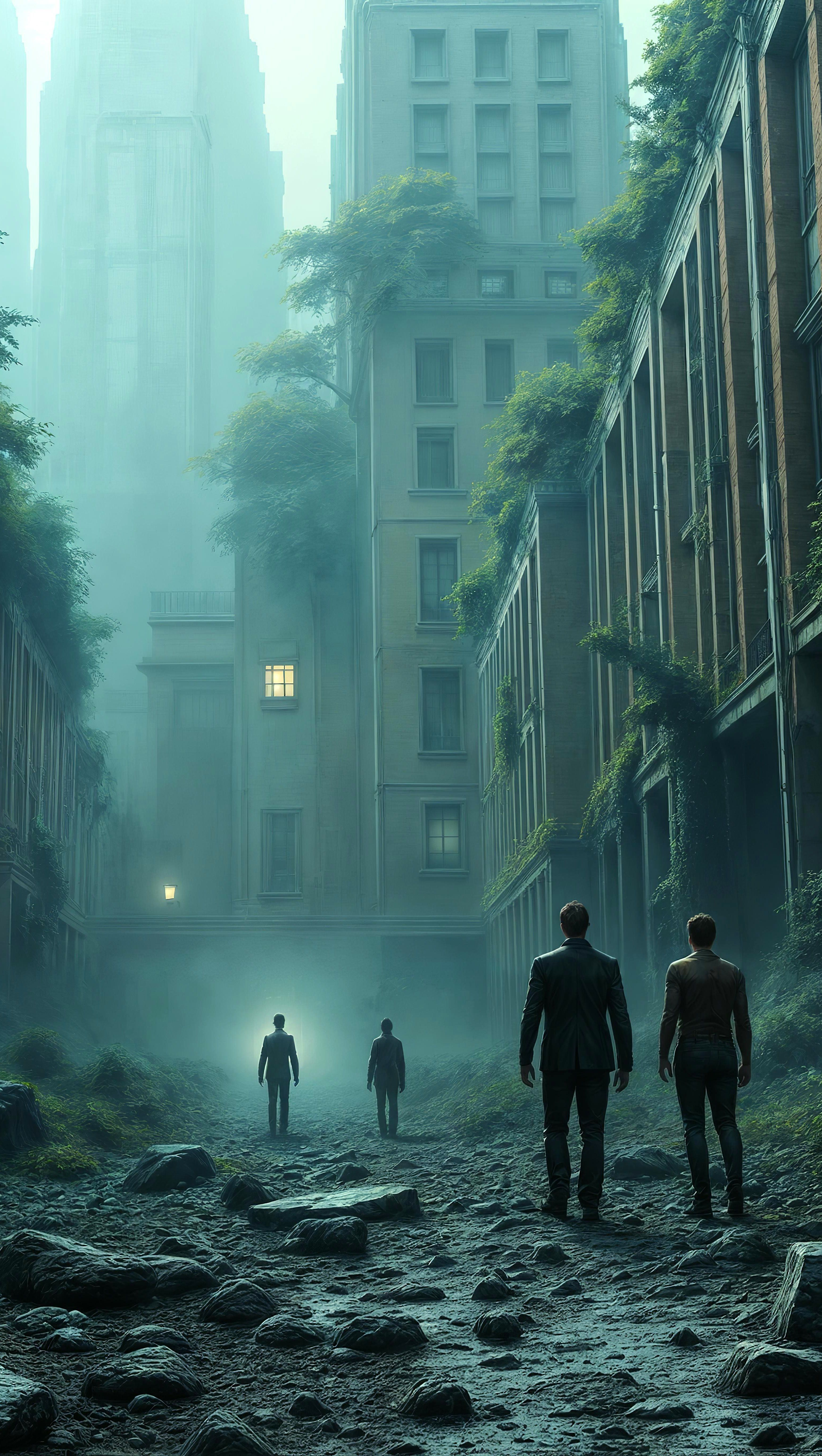 3090x5472 Post Apocalyptic Ruined City Wallpaper For IPhone And Mobile Phone