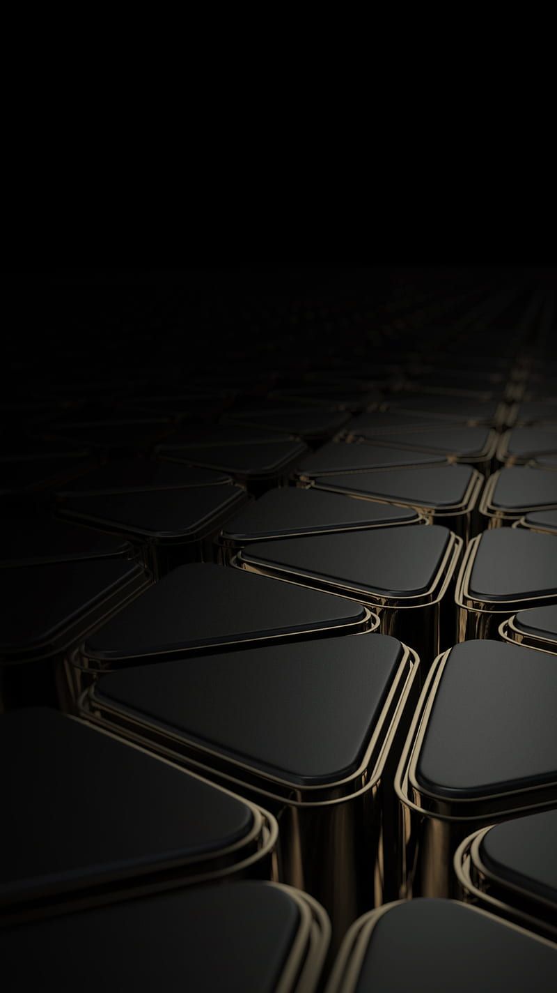800x1424 Abstract, art, black, gold, HD phone wallpaper