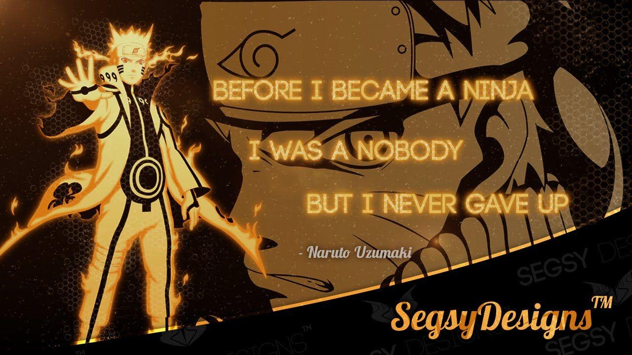 1280x720 Quote Wallpaper Design [Speed Art] Uzumaki