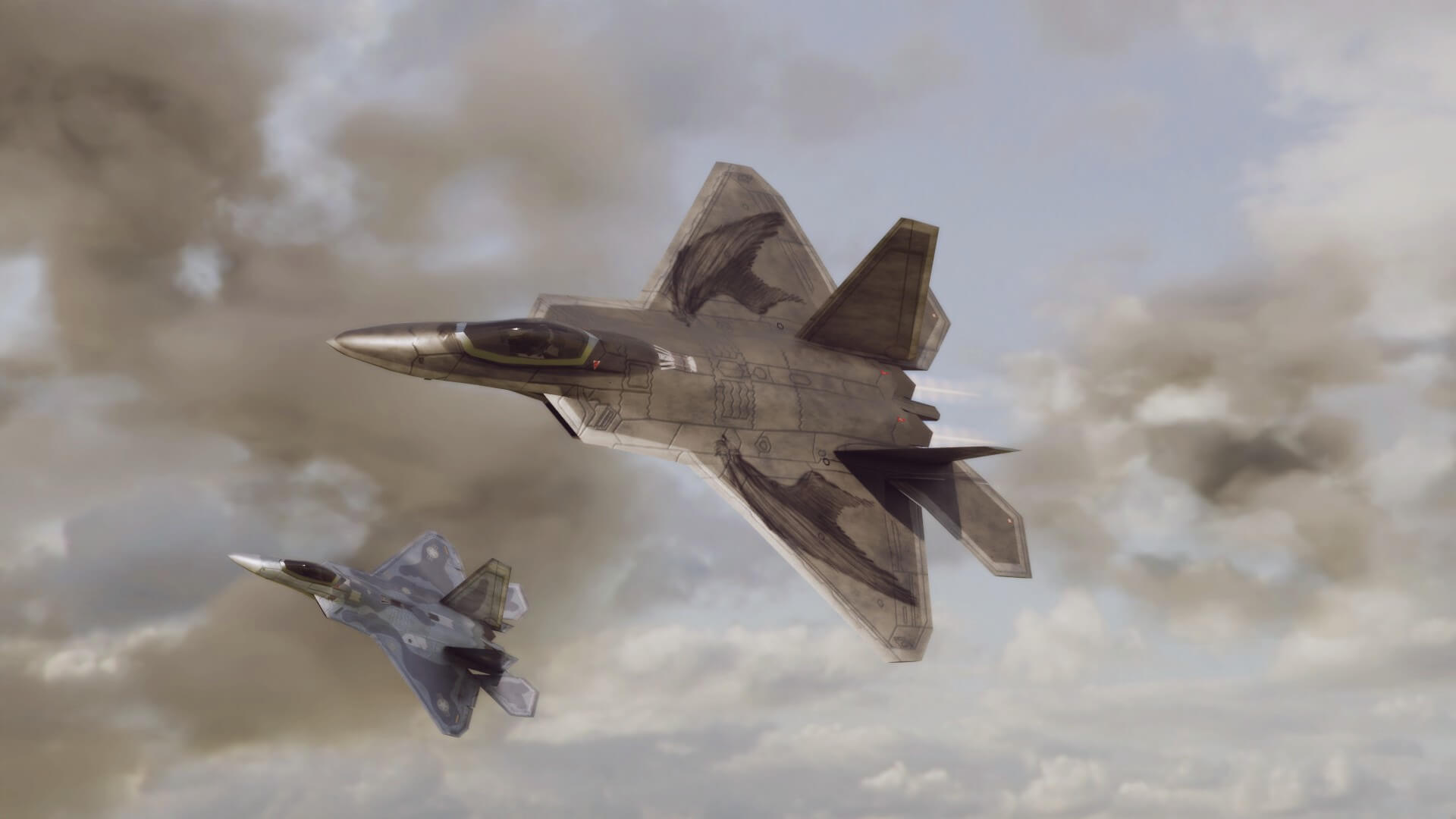 1920x1080 Lockheed Martin F 22 Raptor 3D Render