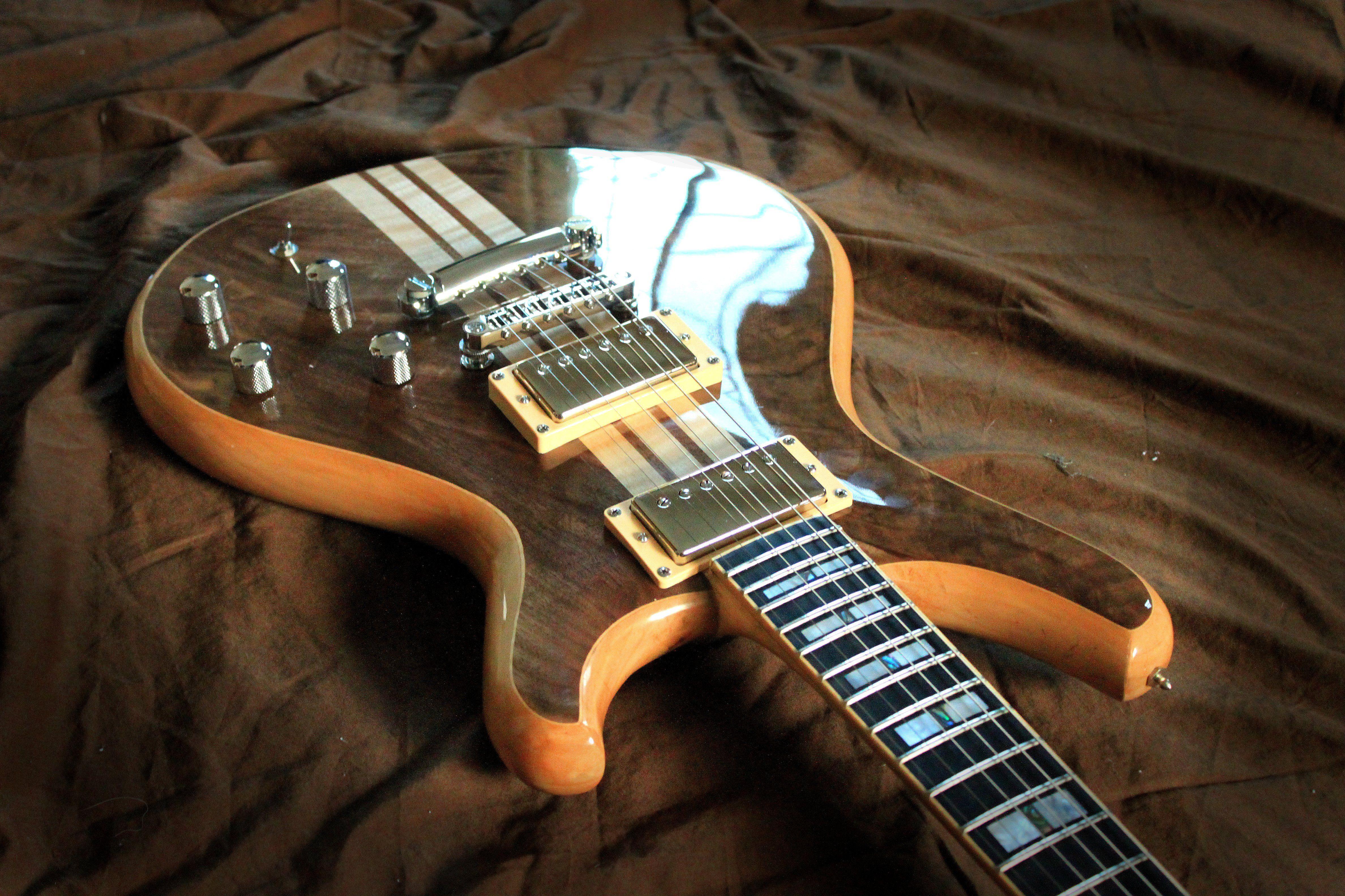 4752x3168 electric, Gibson, Fender, Guitar, Reflection, Strings, Macro
