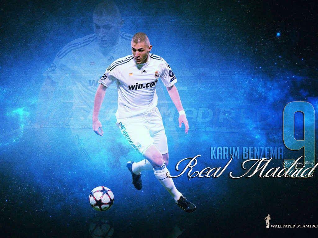 1024x768 Download Karim Benzema Wallpaper in HD For Desktop or Gadget