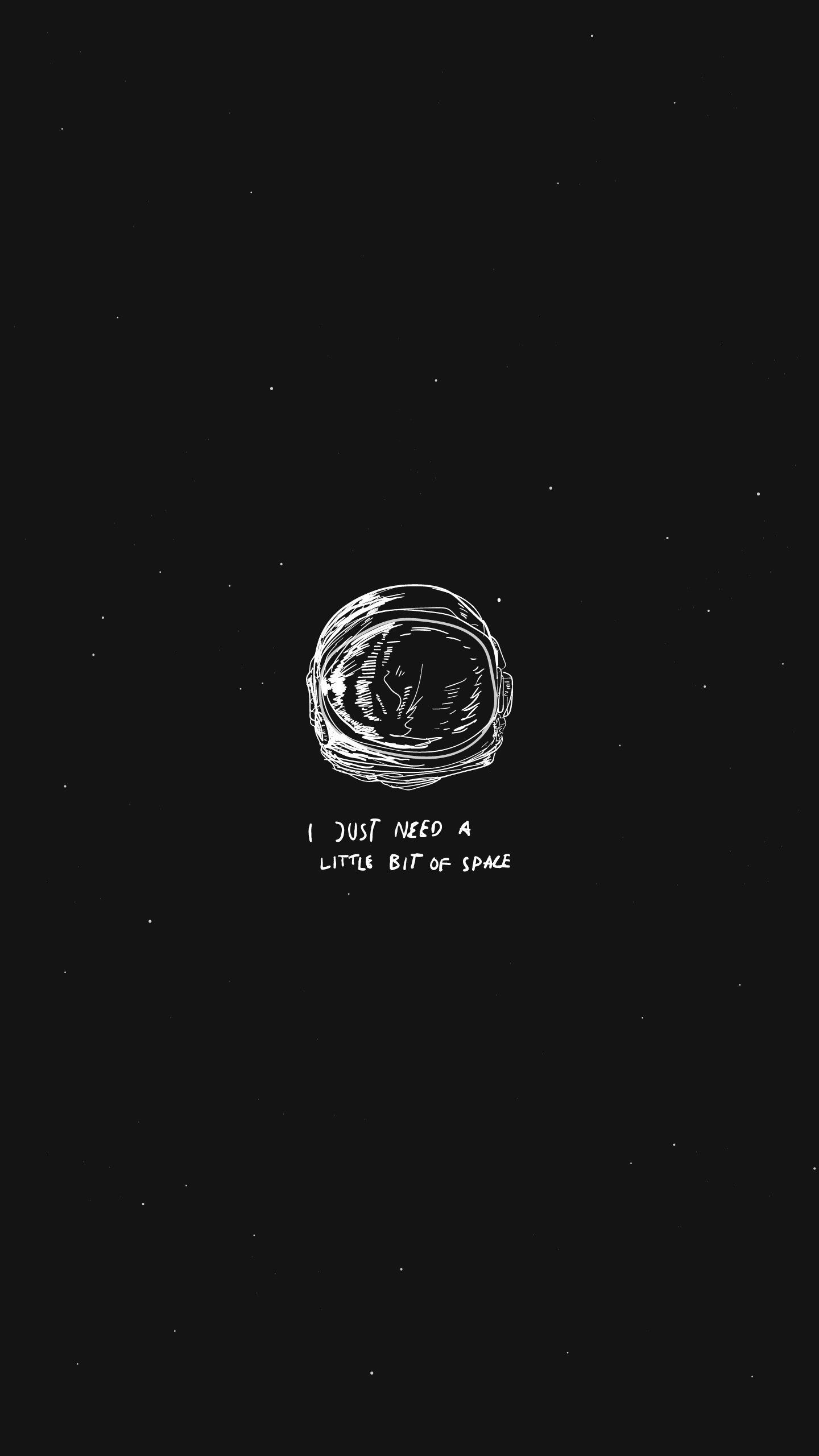 1440x2560 Black Drawing Wallpaper, HD Black Drawing Background
