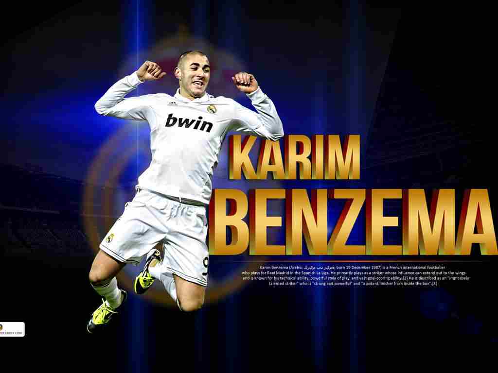 1024x768 Karim Benzema Wallpaper