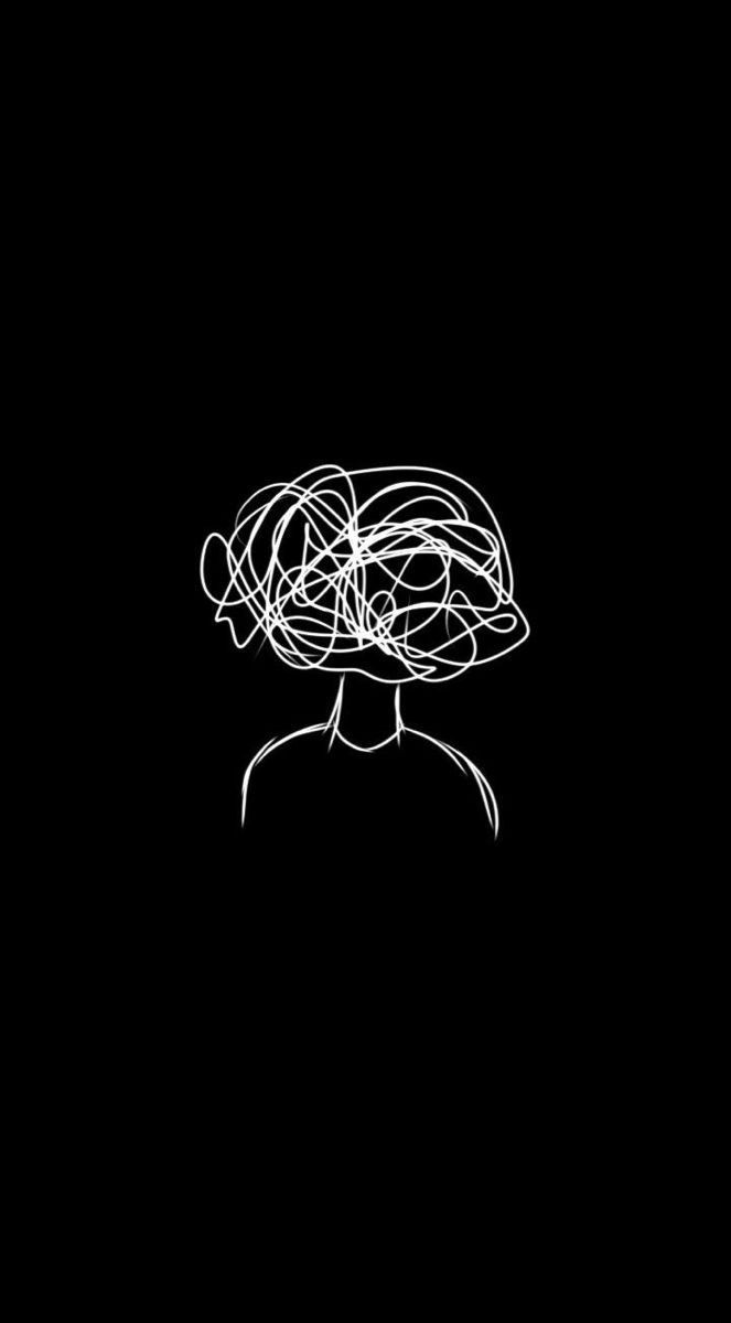 663x1200 Wallpaper. Dark wallpaper, Black and white art drawing, Cute black wallpaper
