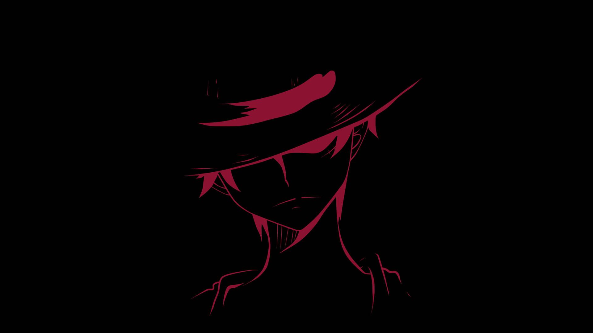 1920x1080 Download Monkey D Luffy Dark Sketch Wallpaper