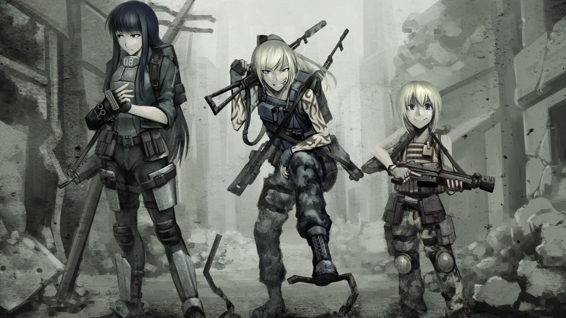 Anime Gun Wallpapers - Top Free Anime Gun Backgrounds - WallpaperAccess