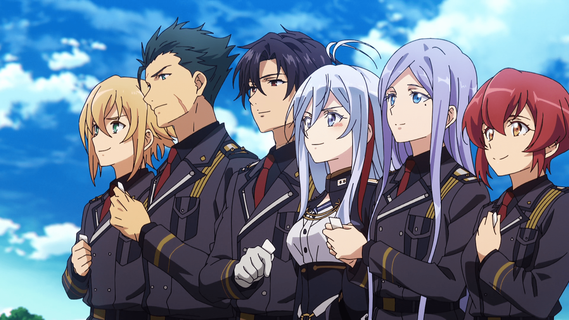 1920x1080 Anime Eighty Six: HD Wallpaper Featuring Raiden Shuga and Friends