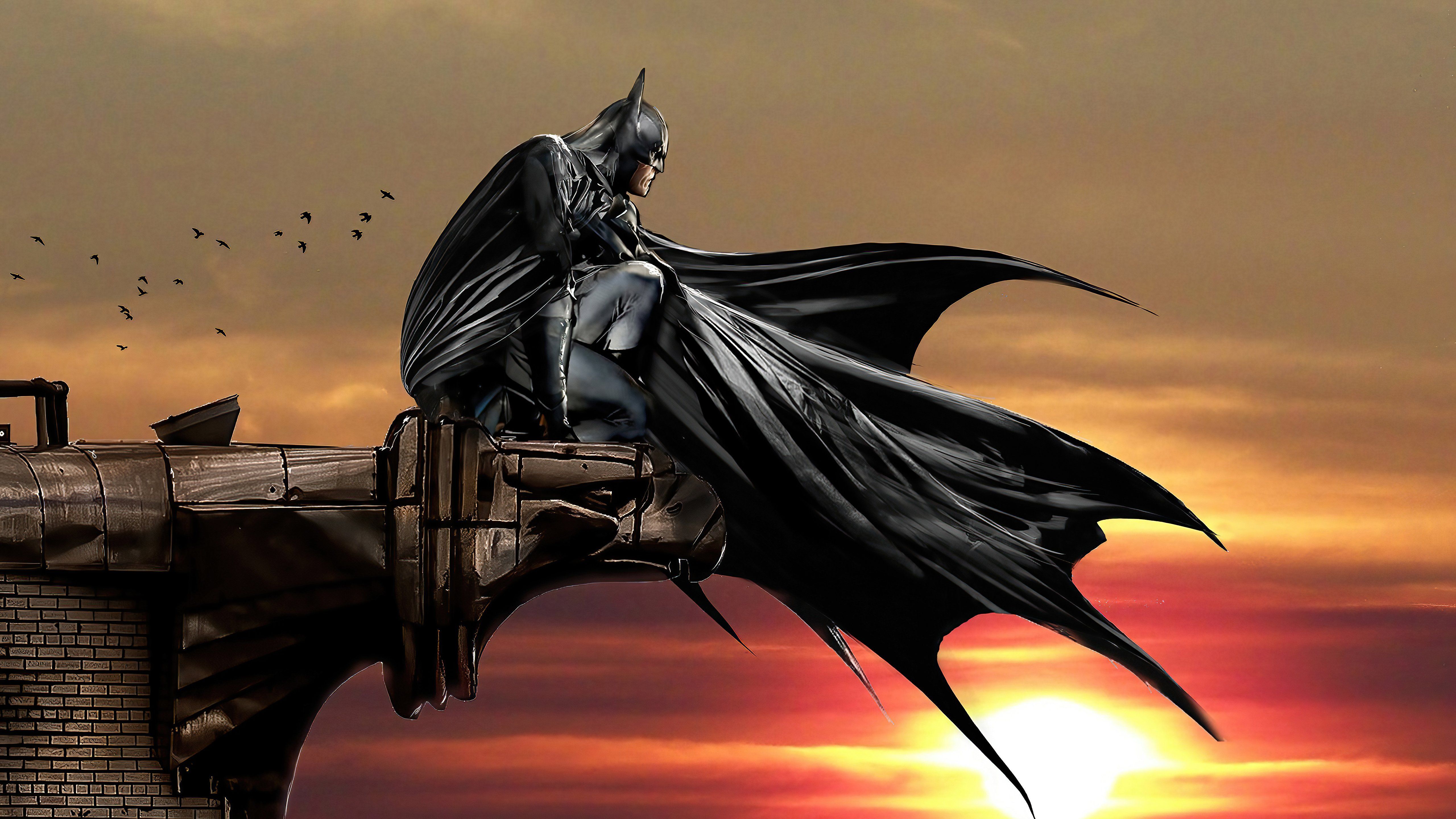 5120x2880 Batman The Gotham Knight Wallpaper 5k for Desktop