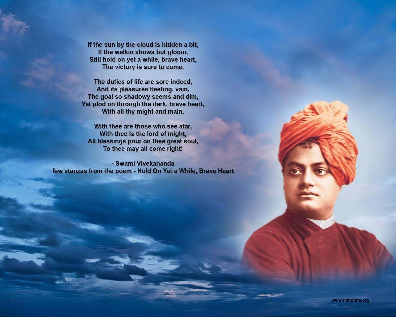 1280x1024 Poem On Swami Vivekananda In English Wallpaper