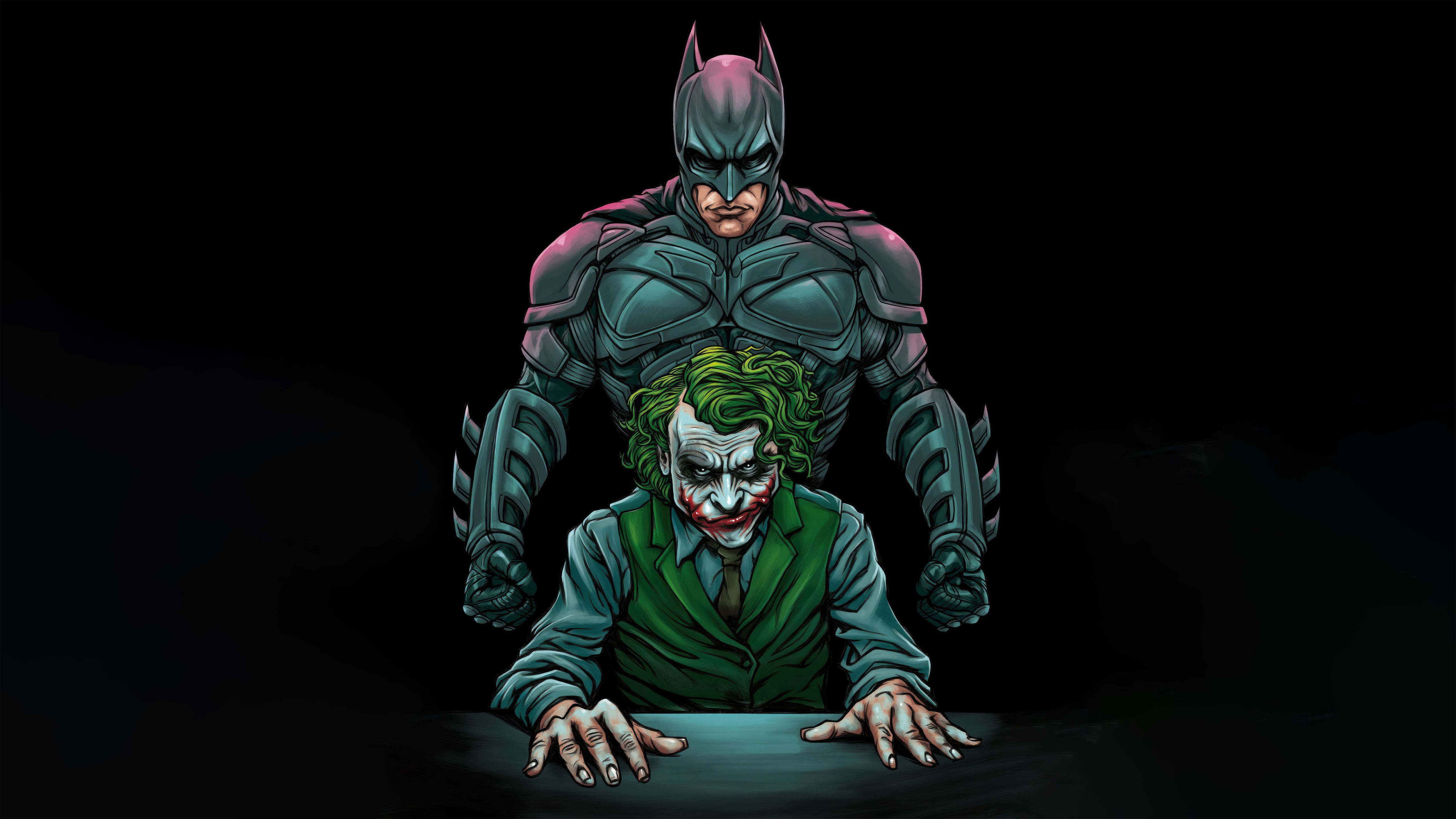 5120x2880 Batman OLED Wallpaper, HD Batman OLED Background