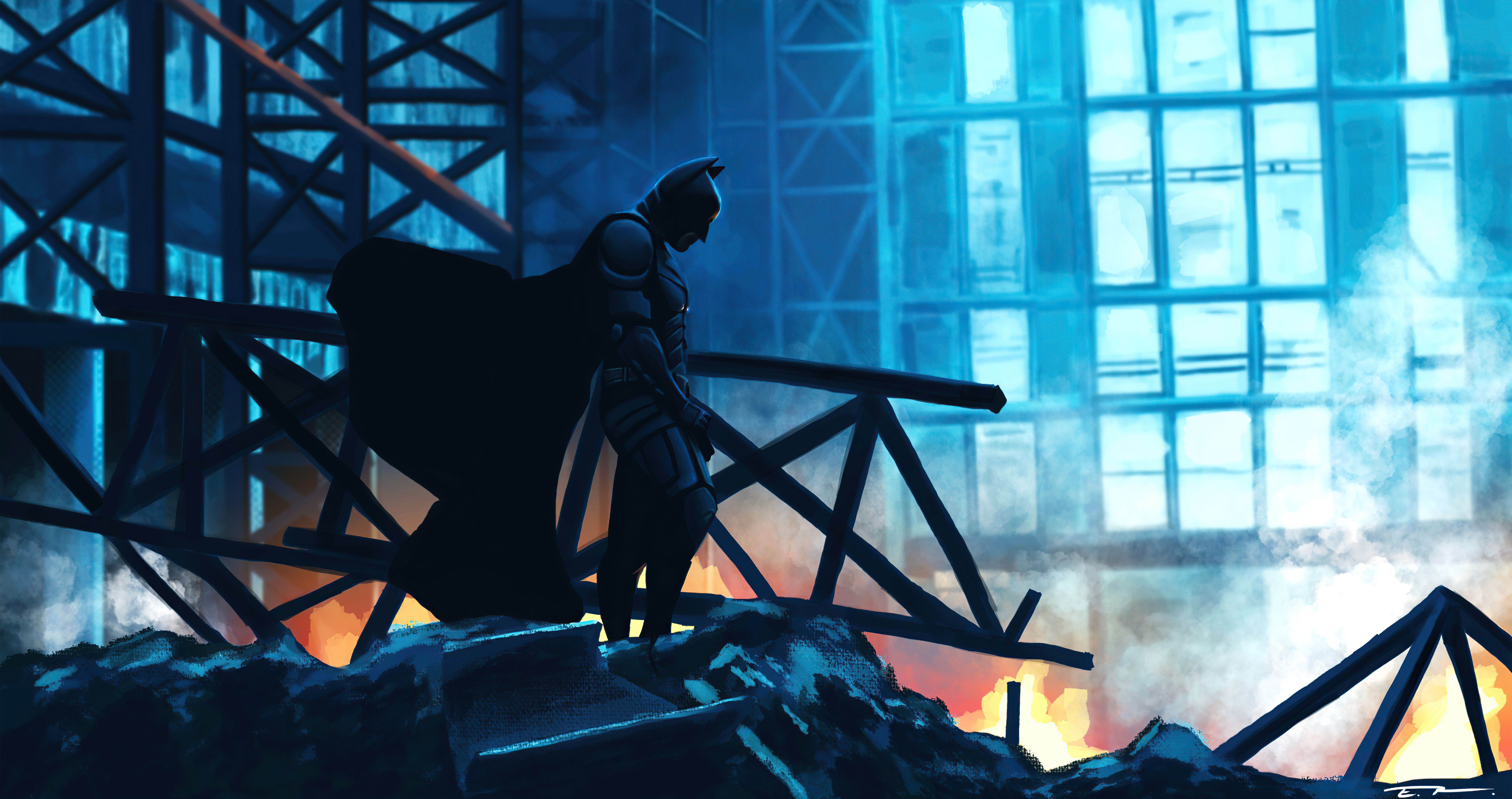 7680x4058 batman, superheroes, hd, 4k, 5k, 8k, artist, artwork, digital art, artstation, HD Wallpaper