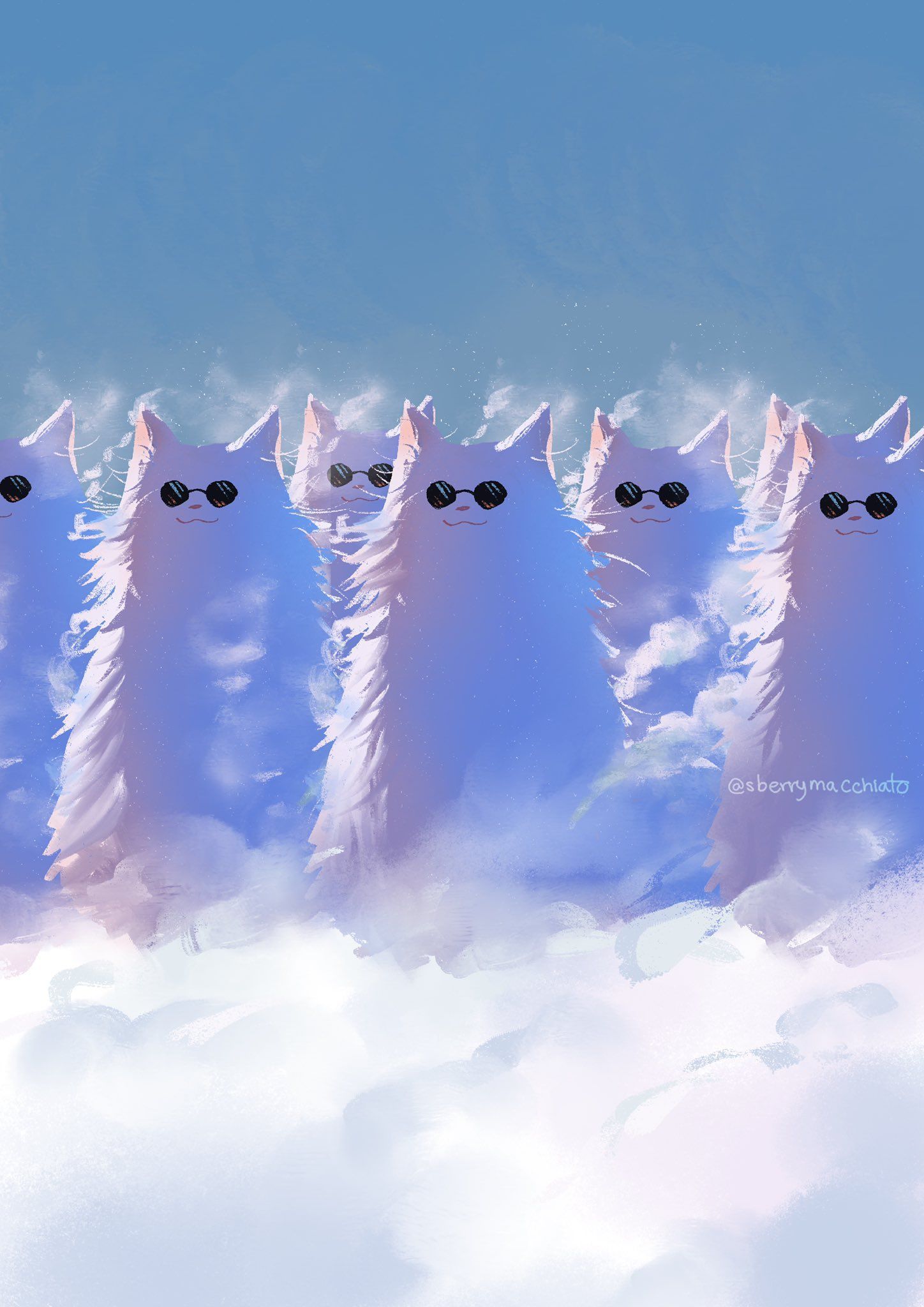 1448x2048 Gojo Cat Wallpaper