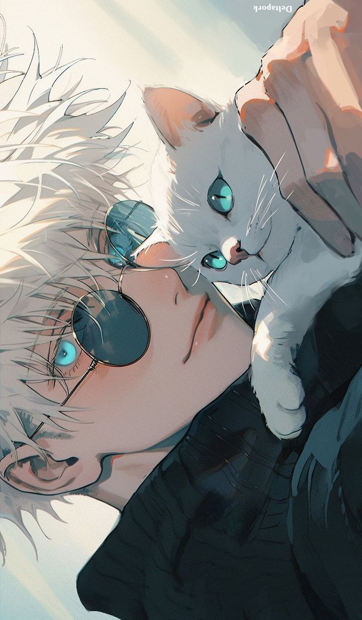736x1261 gojo satoru wallpaper