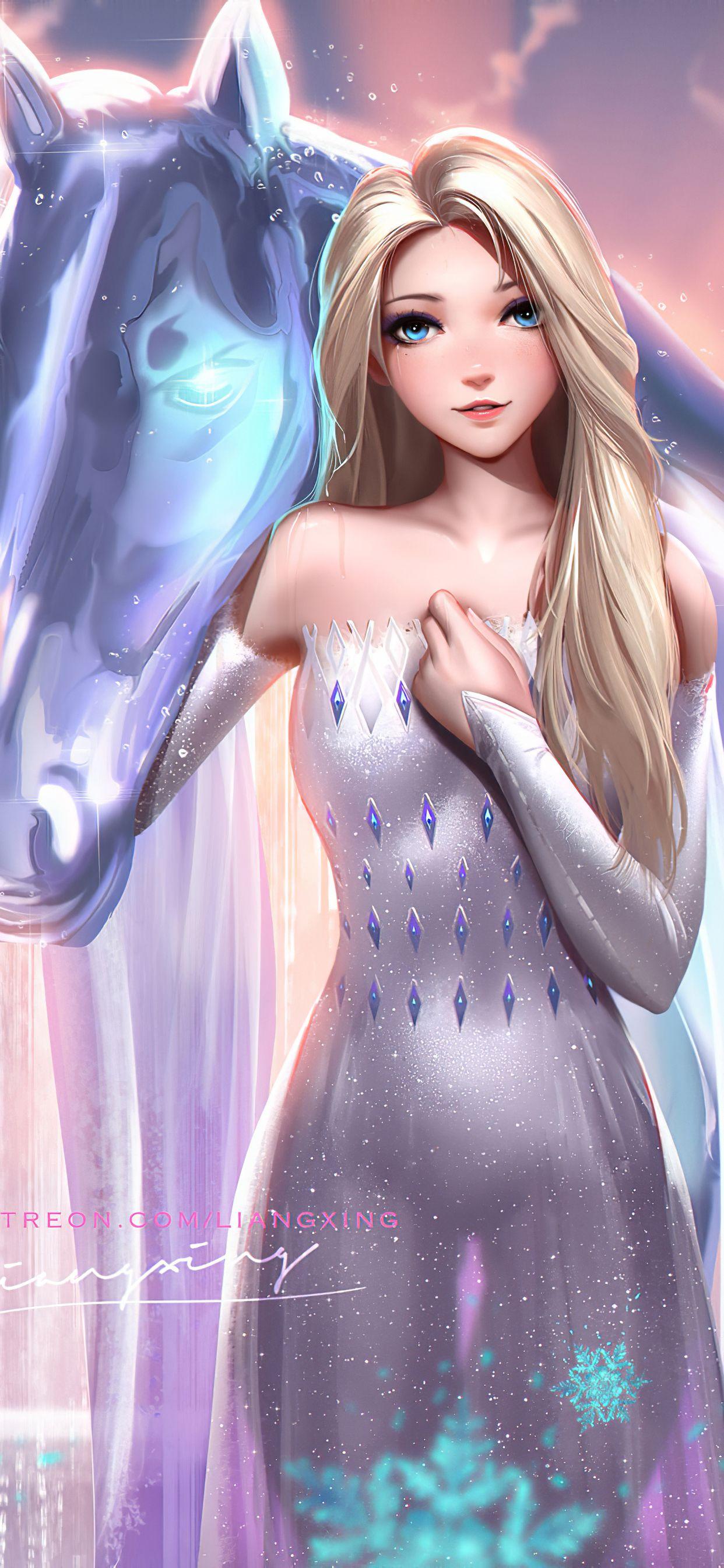 1242x2688 Elsa Frozen 2 4k iPhone XS MAX HD 4k Wallpaper, Image