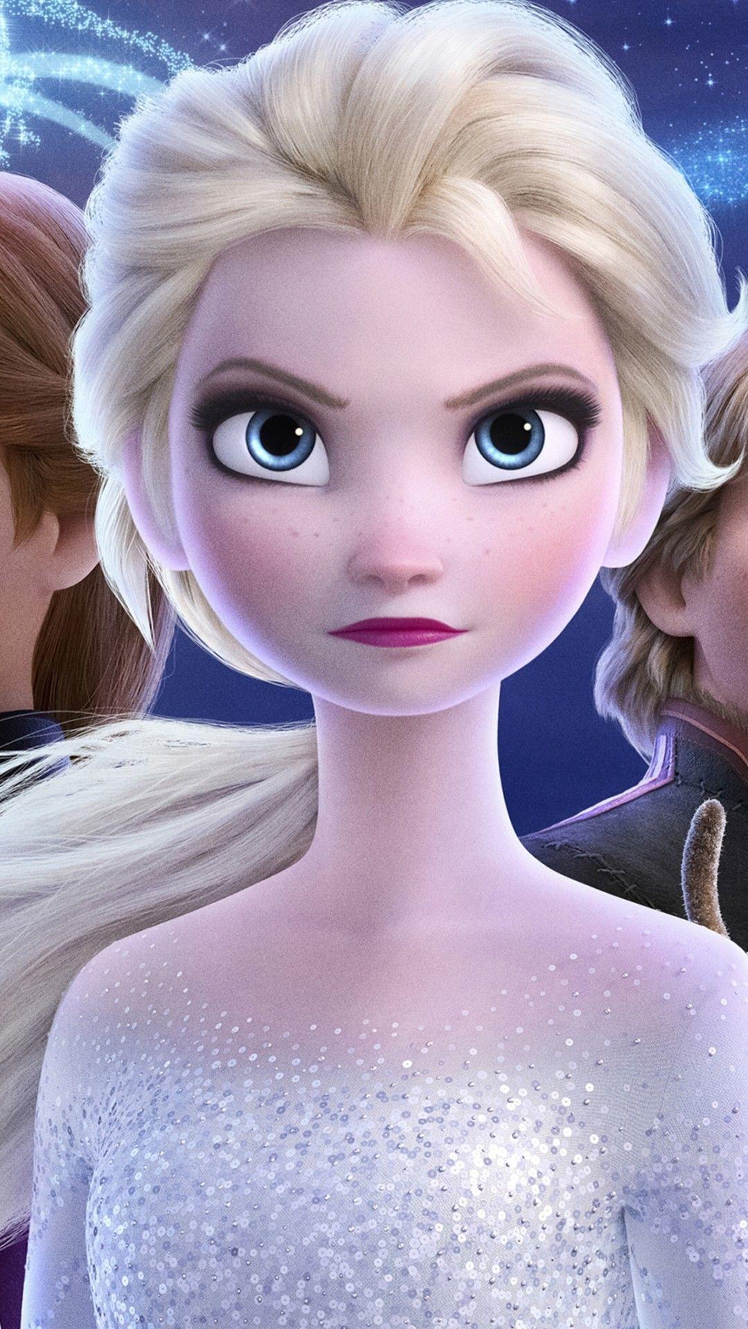 1080x1920 Download 1080x1920 Frozen Queen Elsa, Animation, Anna