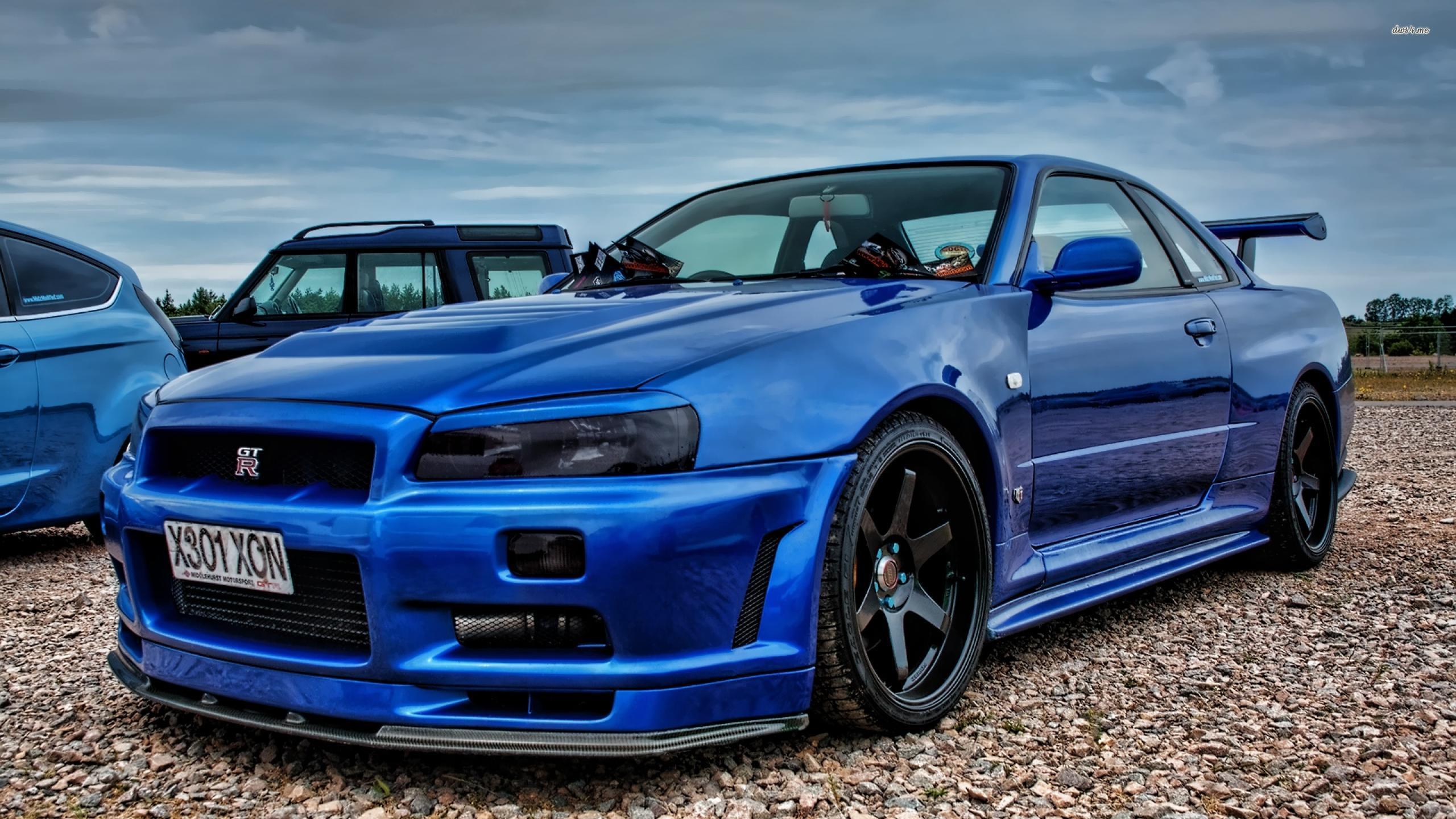Nissan Gtr R34 Skyline Background Lizenzfreie Bilder FDEU Nissan Gtr R34 Skyline Background Lizenzfreie Bilder FDEU
