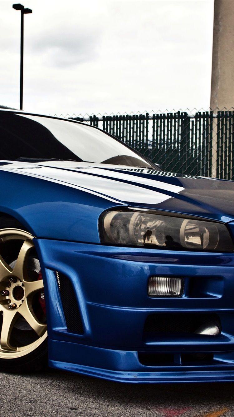 750x1334 Nissan Skyline R HD Wallpaper & background Download