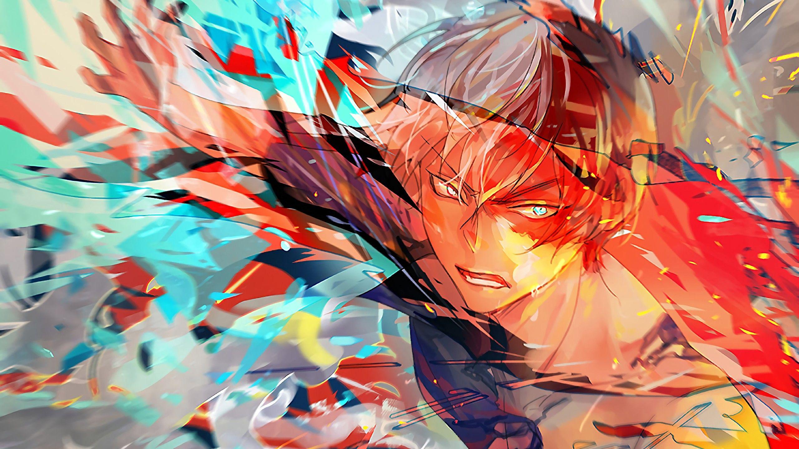 2560x1440 Shoto Todoroki My Hero Academia 1440P Resolution HD 4k