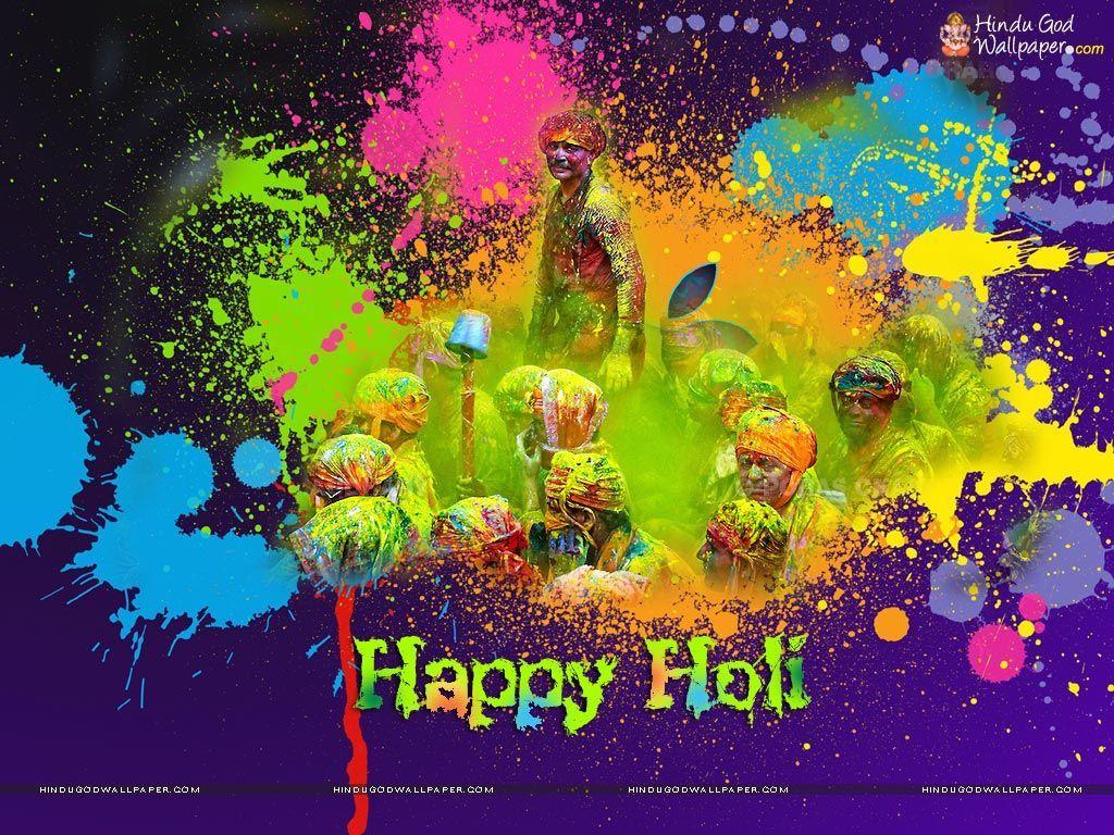 1024x768 Holi Festival Wallpaper For Desktop - Holi Wallpaper For Desktop