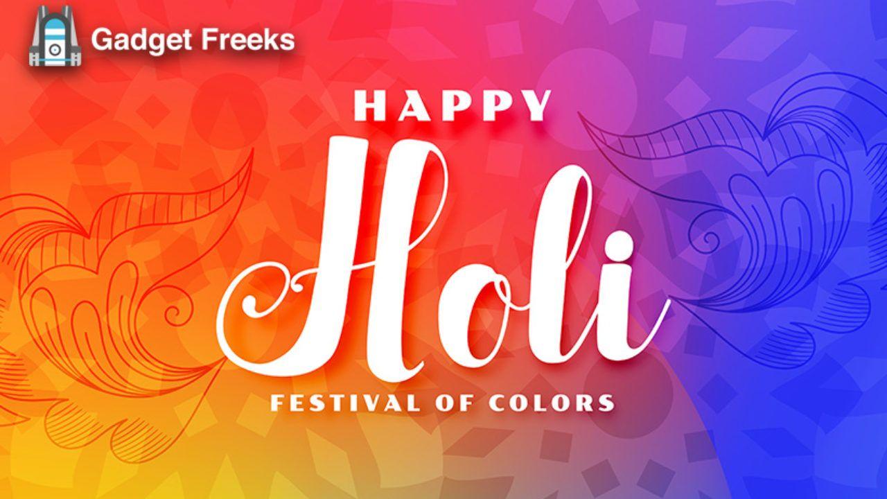 1280x720 Happy Holi 2020: Hình dán, Hình nền & Hình ảnh đầy màu sắc HD miễn phí