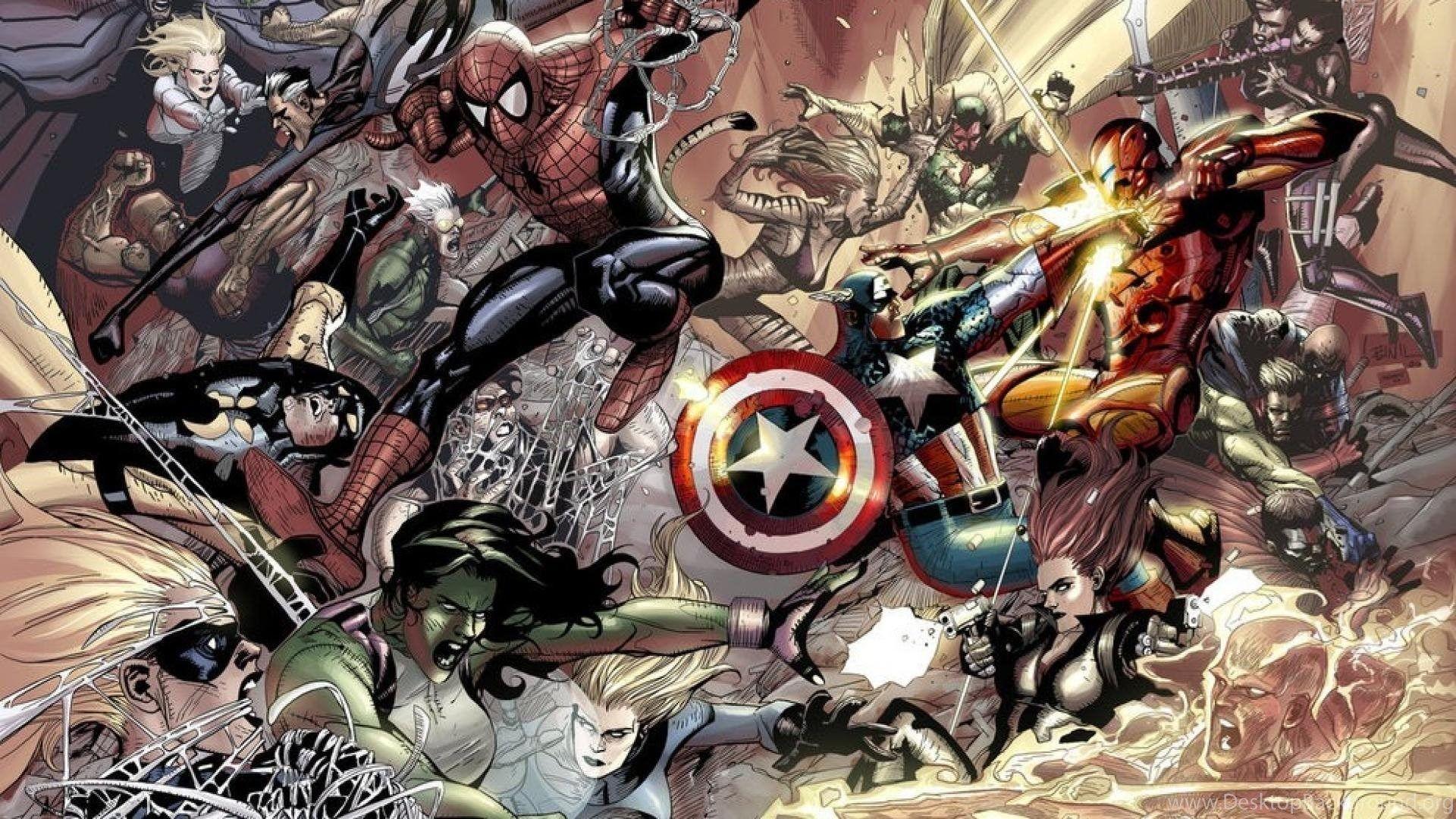 1920x1080 Iron Man And Spider Man Wallpaper