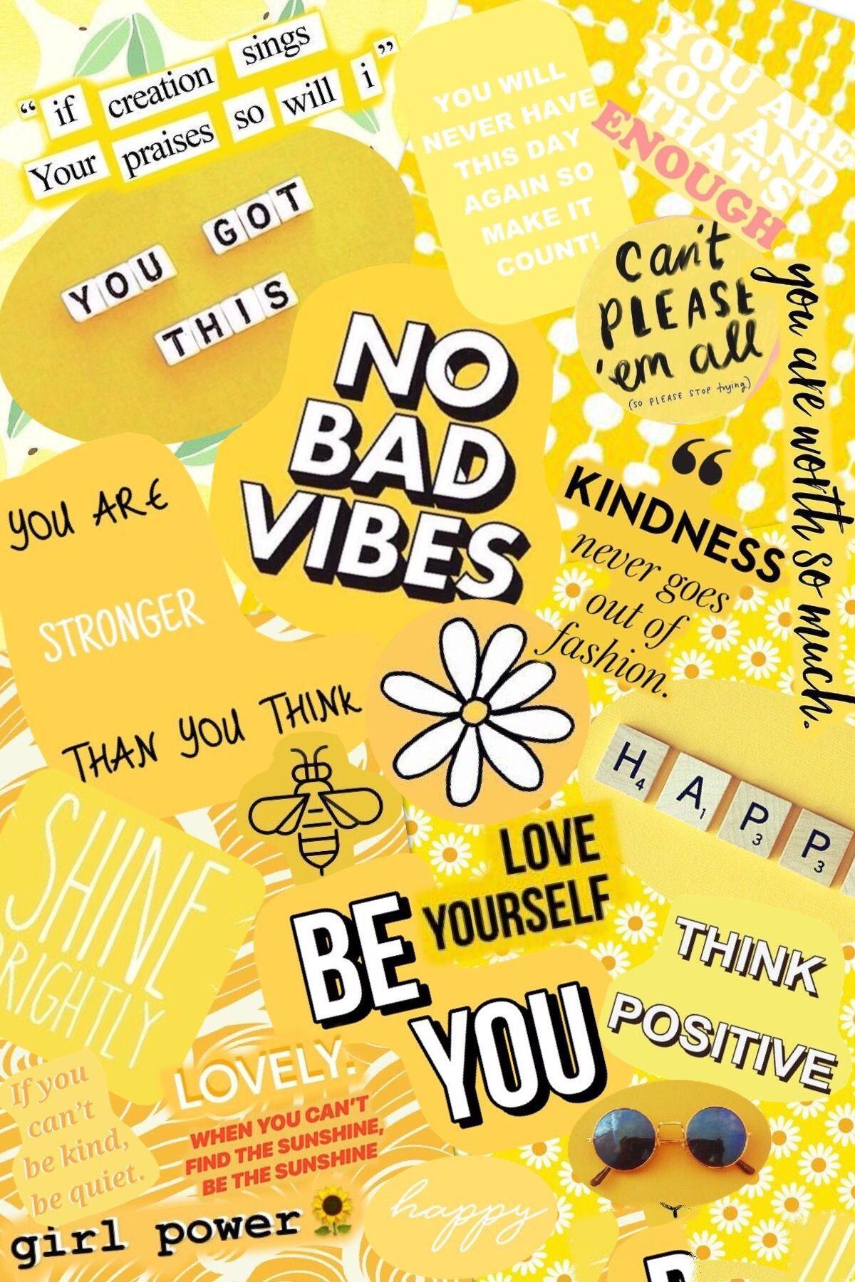 1200x1800 Yellow collage wallpaper. iPhone wallpaper yellow, Phone lock