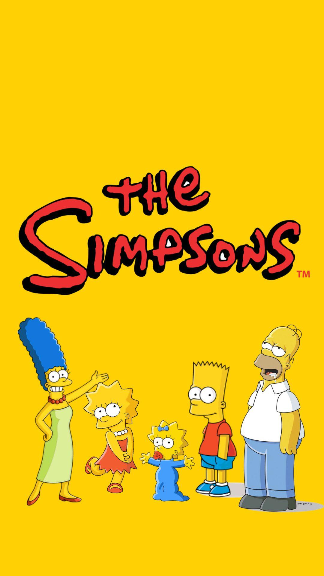 1080x1920 simpsons #yellow #bart #maggie #marge #homer #lisa #funny #tvshows
