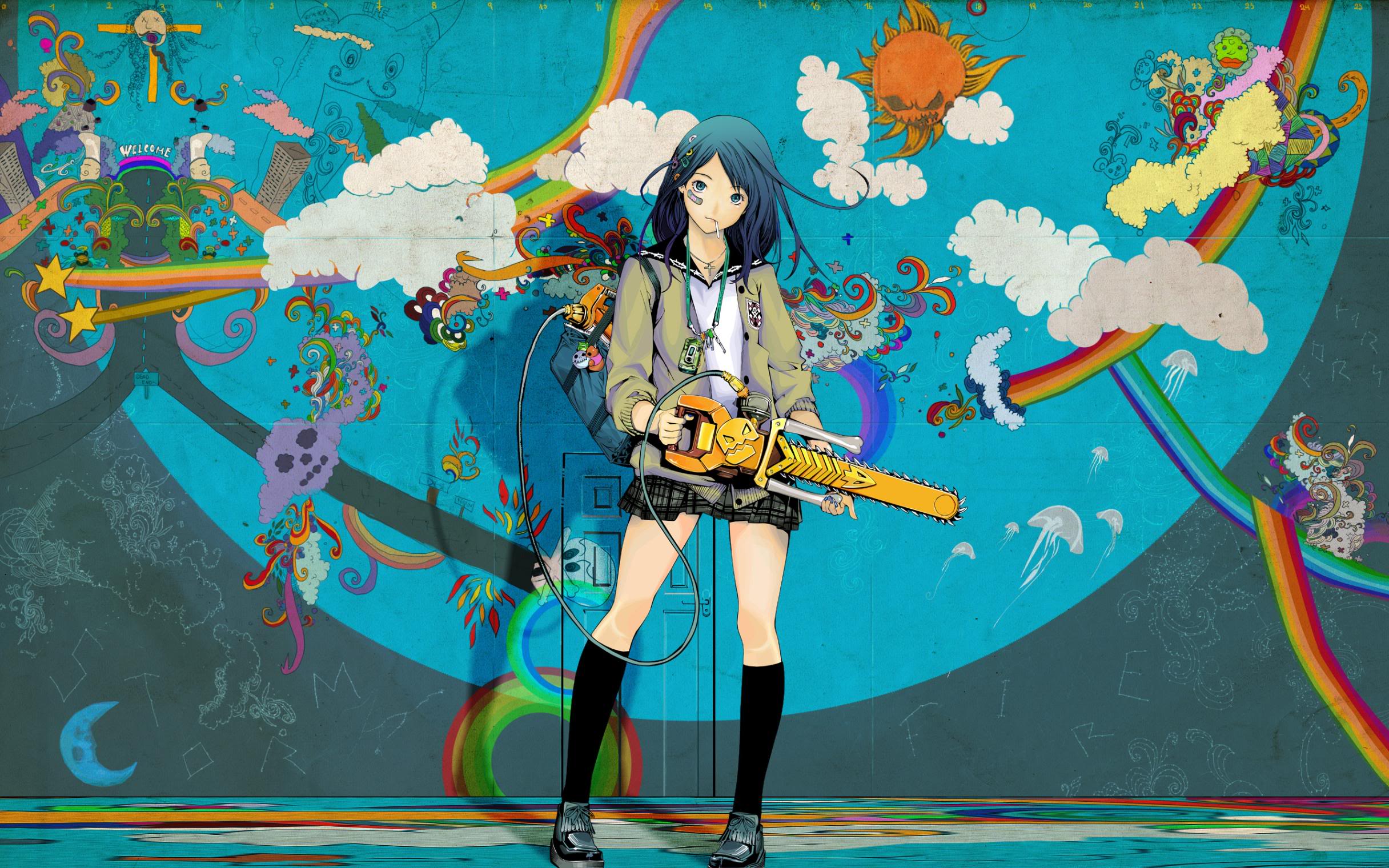 2432x1520 Colorful Girl Wallpaperx1520