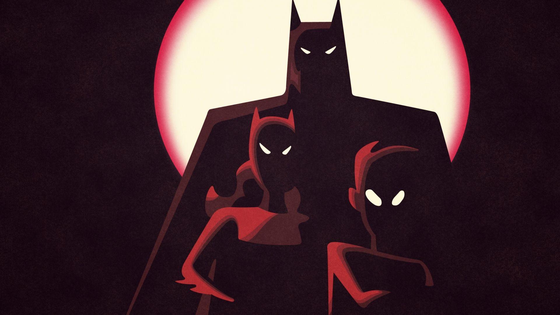 1920x1080 Free download Batman Robin And Batgirl 4K HD Desktop Wallpaper