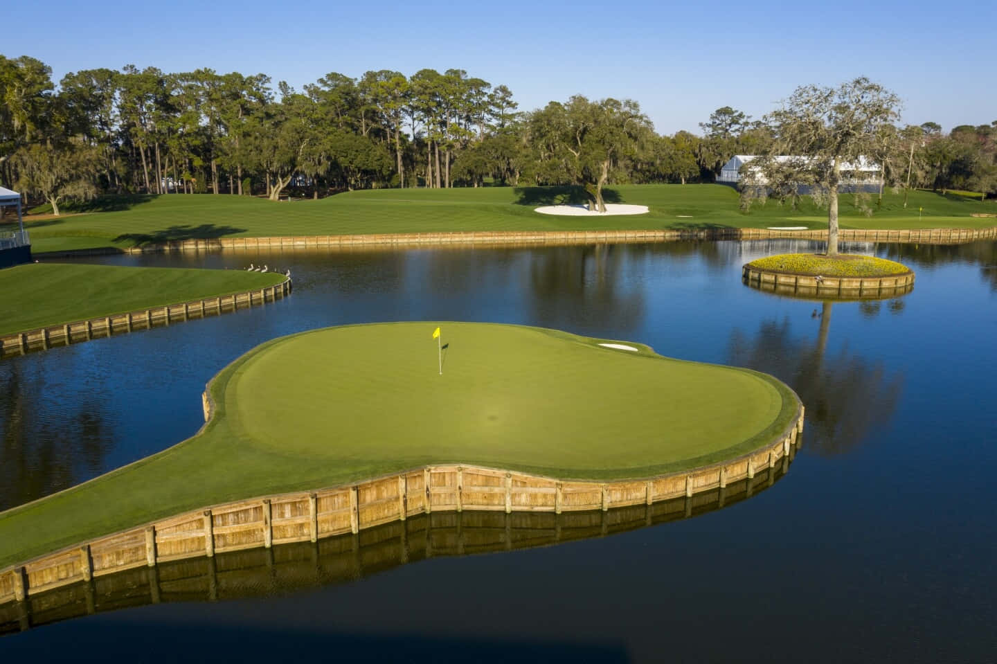 1440x959 Download Iconic Island Green T P C Sawgrass Wallpaper
