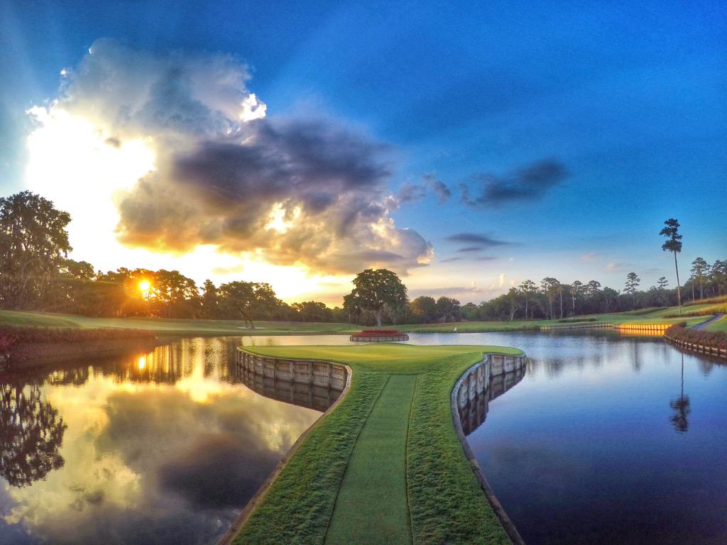 1024x768 TPC Sawgrass on X: Sunrise on 17. / X