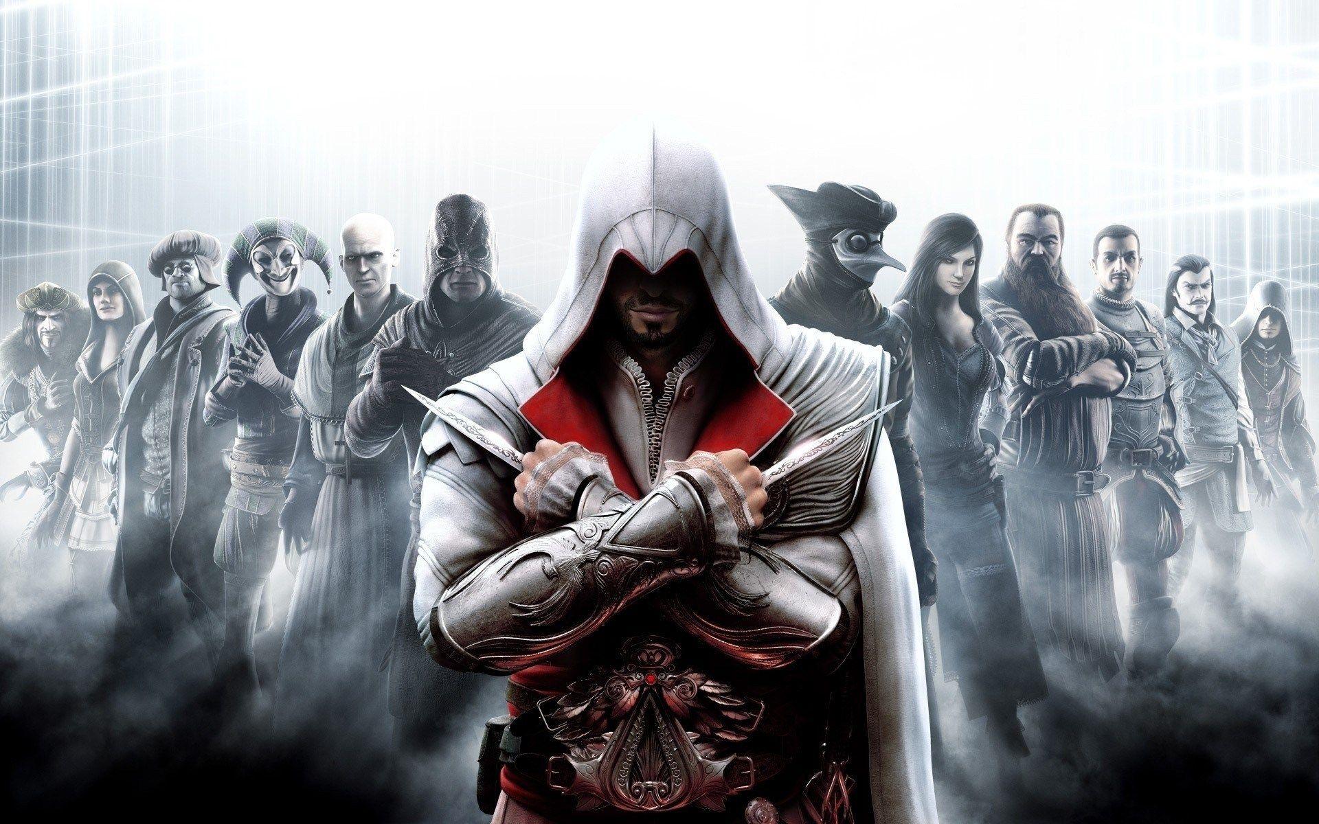 1920x1200 Assassins Creed Brotherhood All Characters Desktop Wallpaper