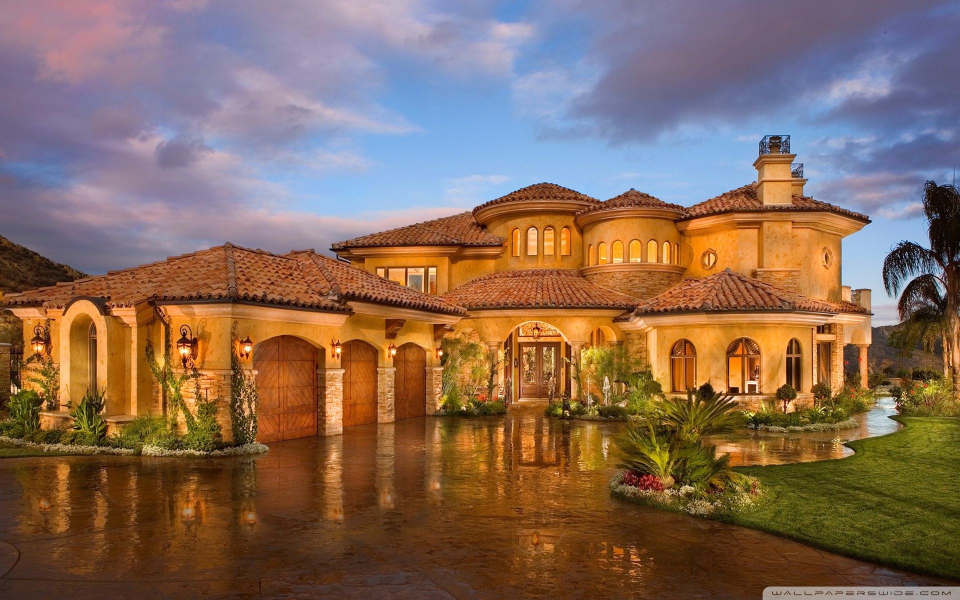 1920x1200 Luxury House Wallpaper