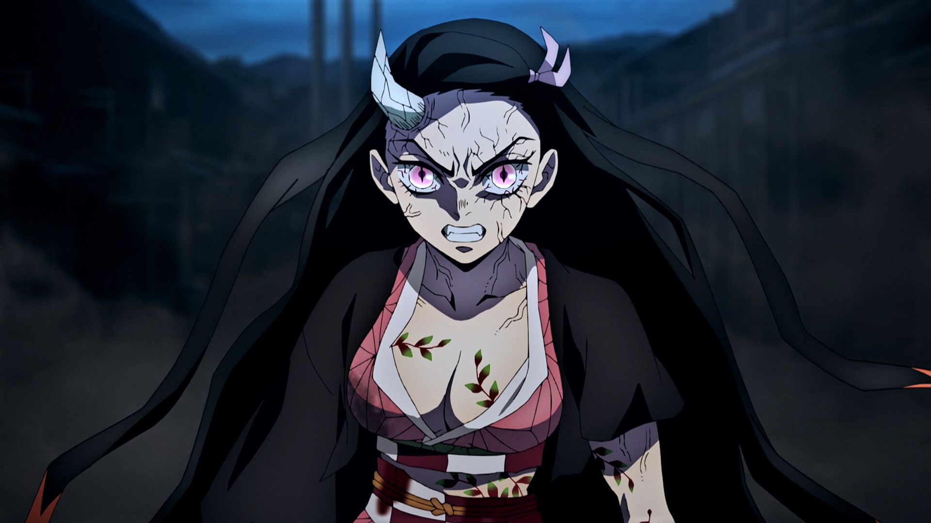 1920x1080 Desktop wallpaper: Nezuko Kamado, Demon Slayer: Kimetsu No Yaiba, Anime 4K free download for PC. 1059396