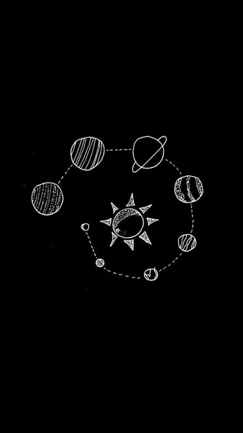 800x1422 Planets, black, science, space, HD phone wallpaper