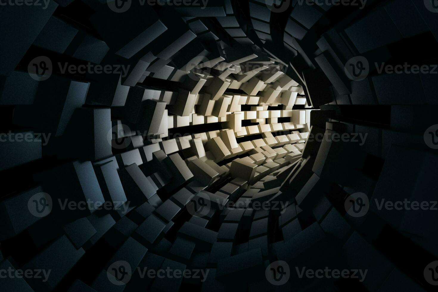 1470x980 3D Rendering, Dark Science Fiction Tunnel, Dark Background