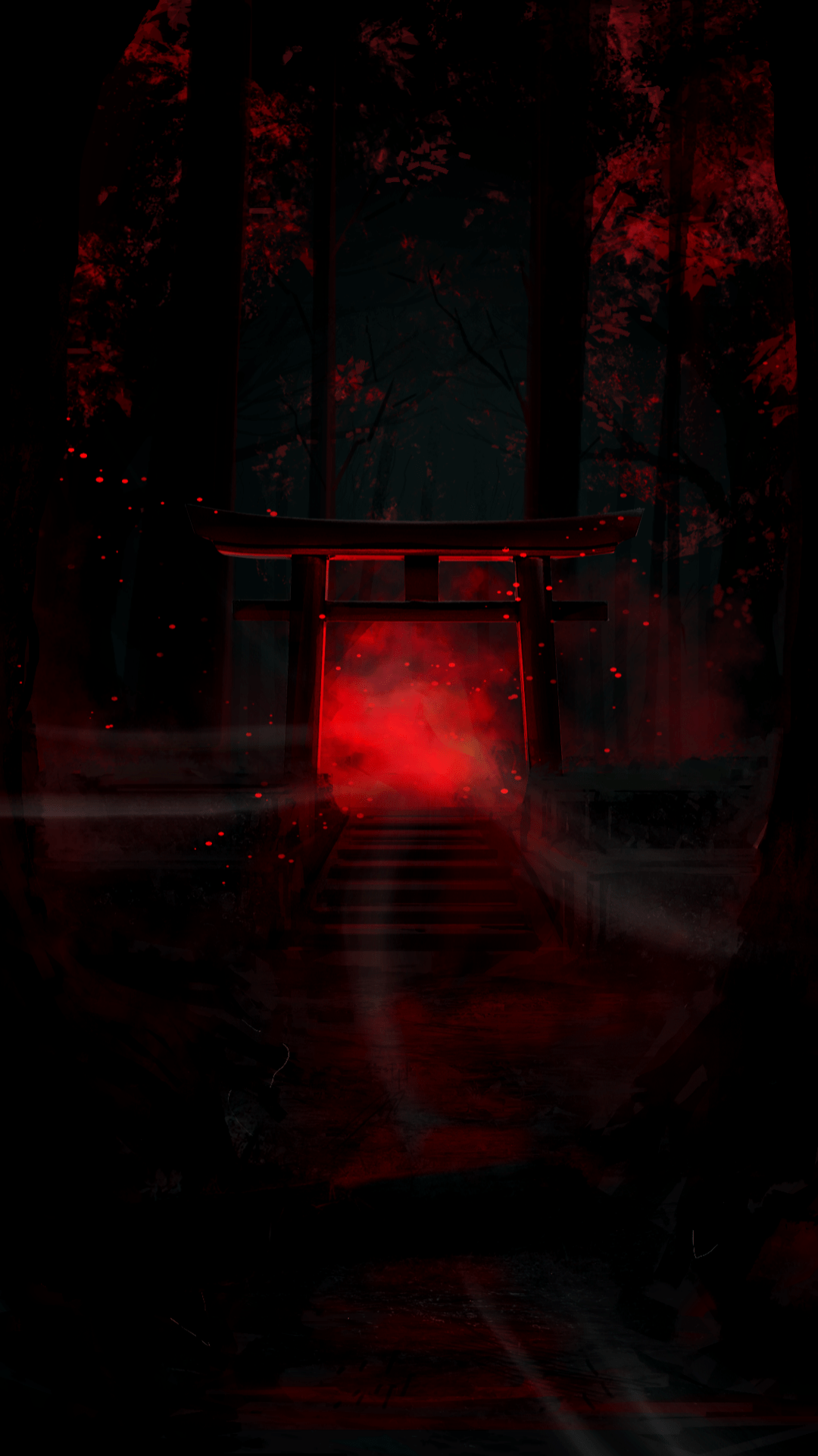 1080x1920 Wallpaper Darkness, Science, Physics, Red, Maroon, Background Free Image