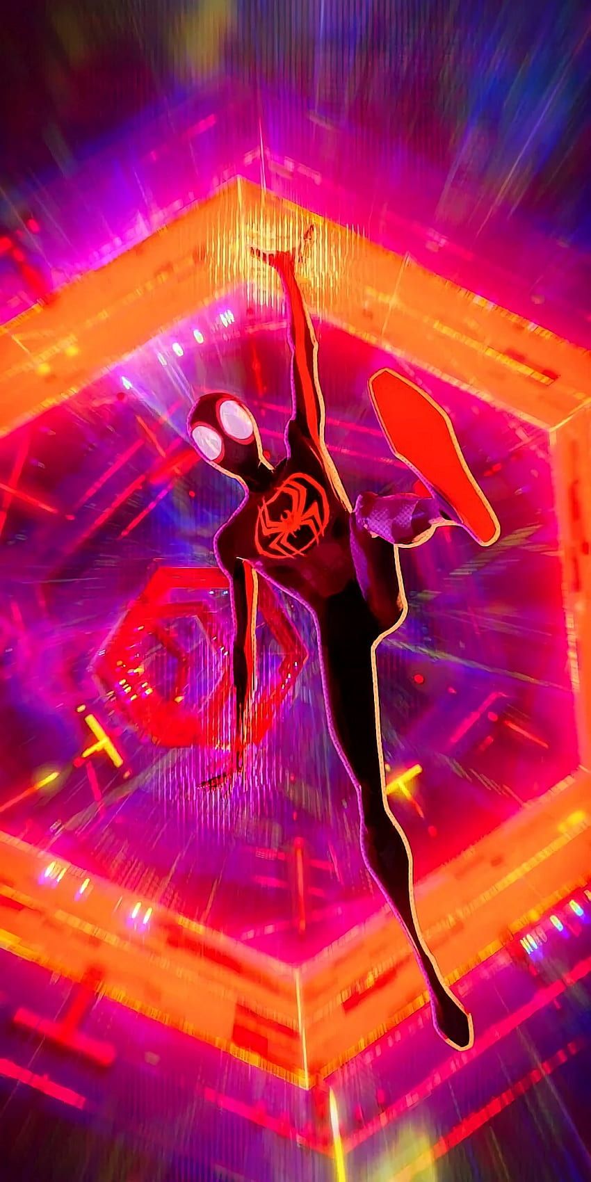 850x1700 Spider Man Across The Spider Verse [] : R ComicWalls, Spider Man Purple HD phone wallpaper