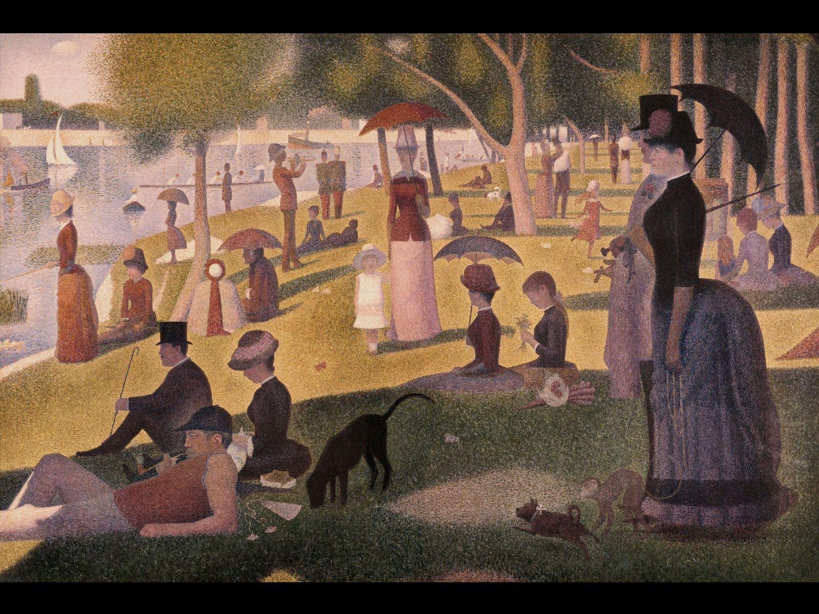 1600x1200 Vista Wallpaper Sunday Afternoon On The Island Of La Grande Jatte