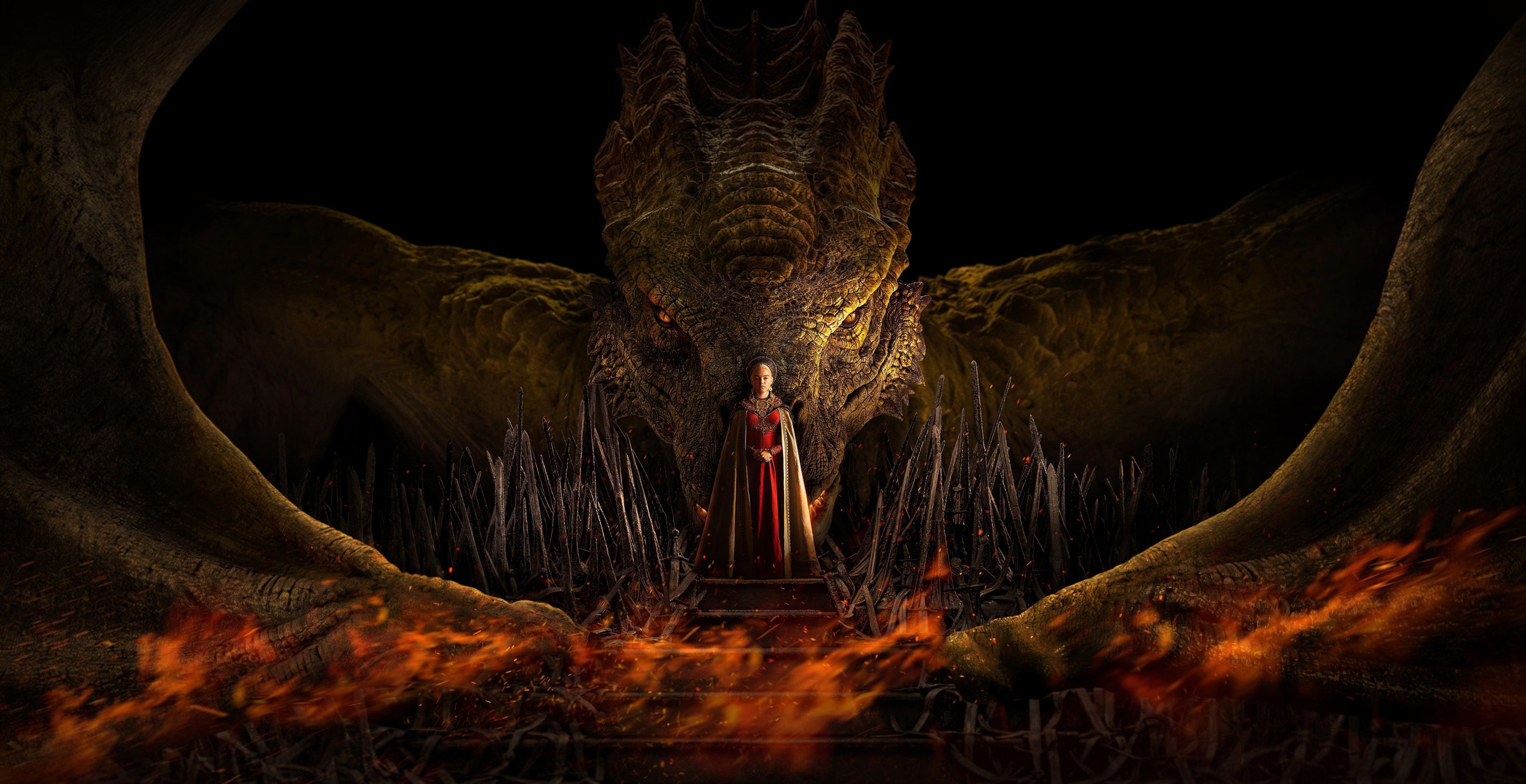 4200x2160 House of the Dragon Wallpaper 4K, Syrax