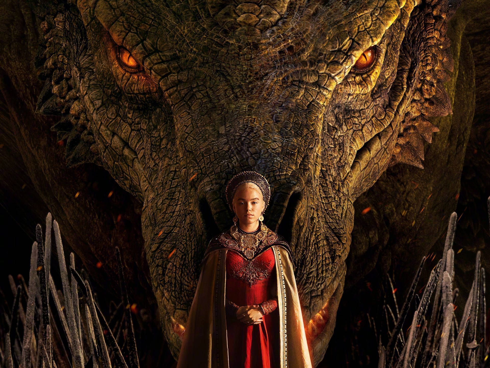 1920x1440 Download House Of The Dragon Queen Wallpaper
