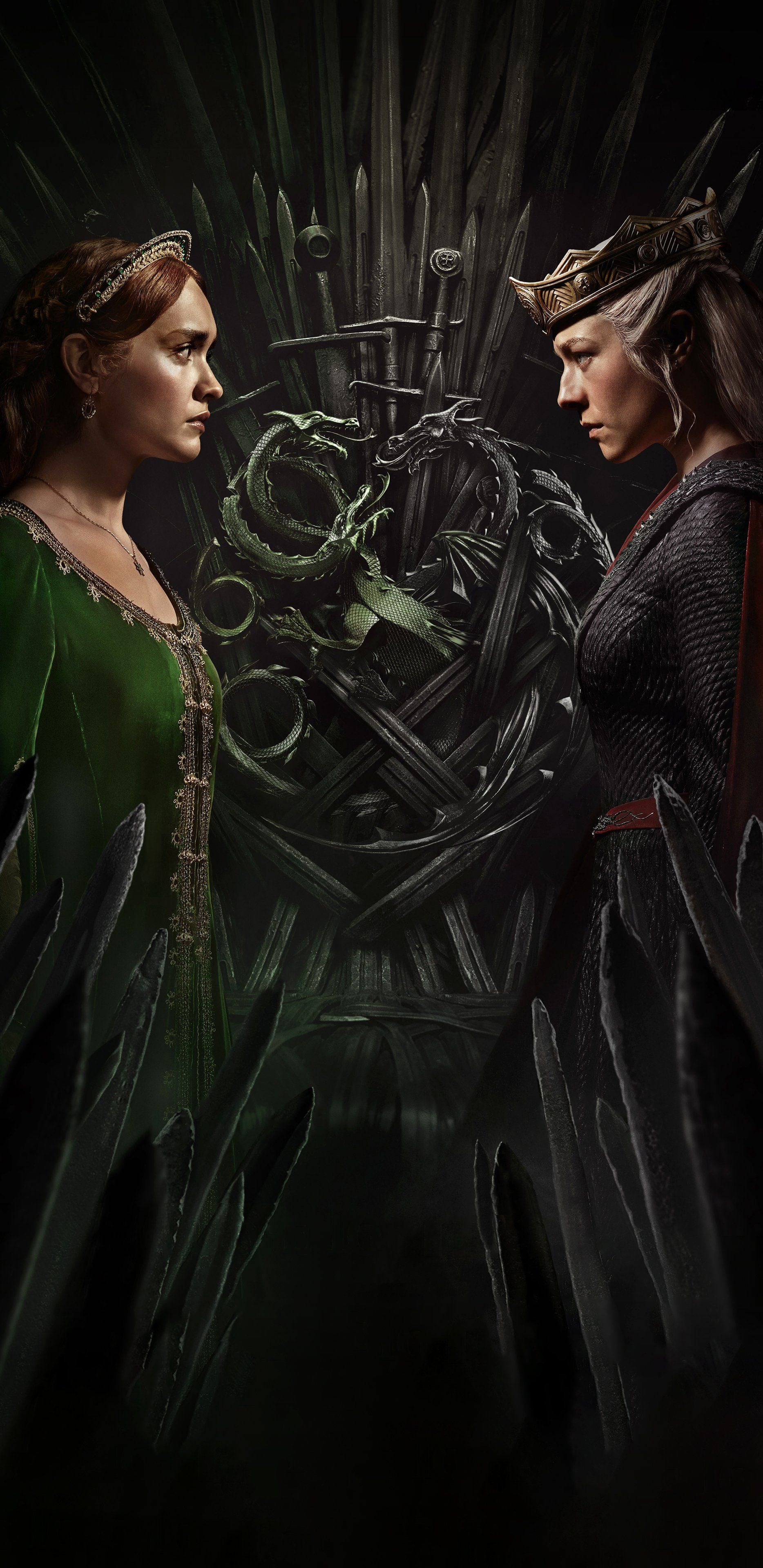 1868x3840 Komix BroK Wallpaper & Textless Posters! on X: House of the Dragon S2 (4K UHD) TEXTLESS MOBILE WALLPAPER for iPhone & Samsung!
