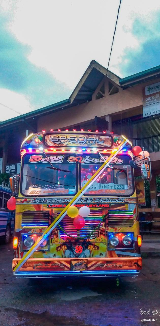 630x1280 Sri Lanka Bus Wallpaper