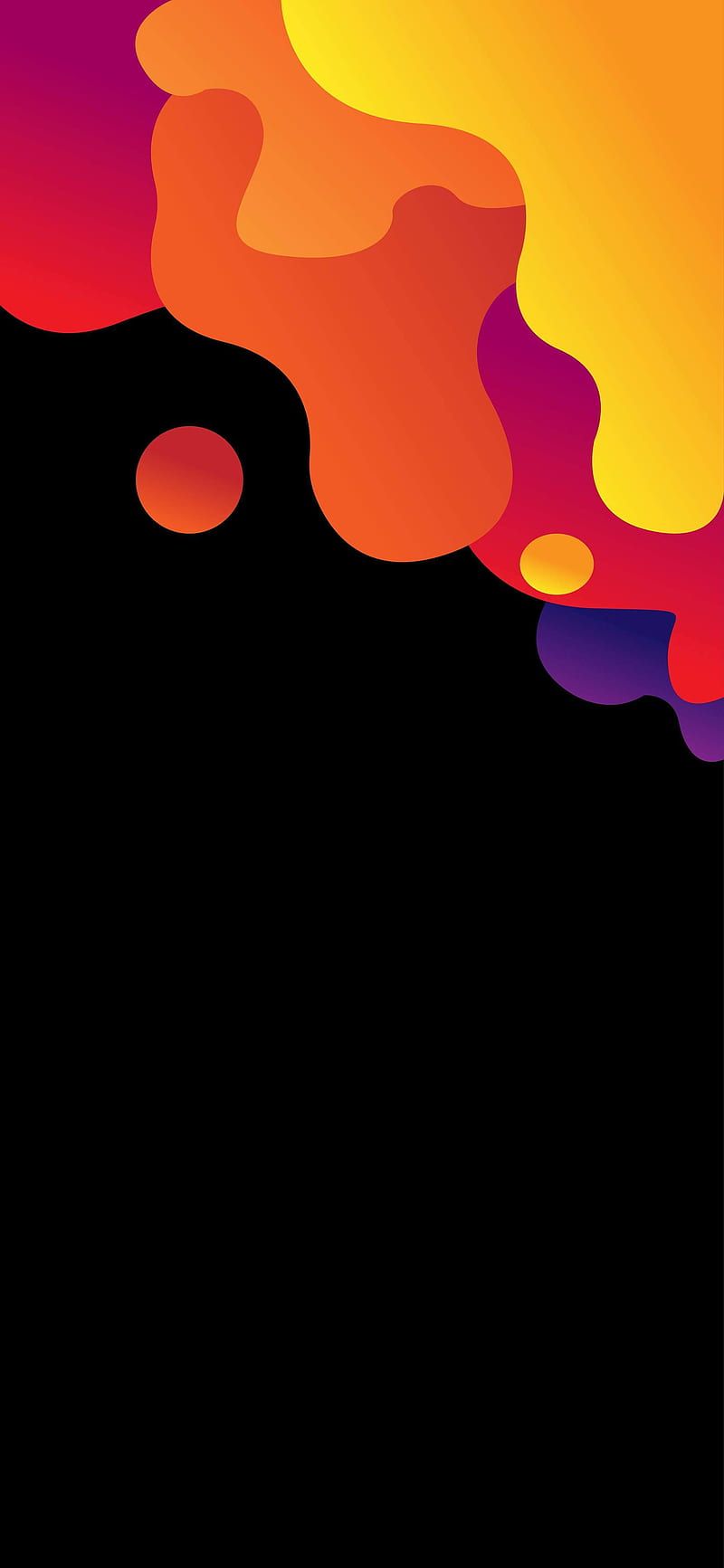 800x1733 HD amoled gradient wallpaper