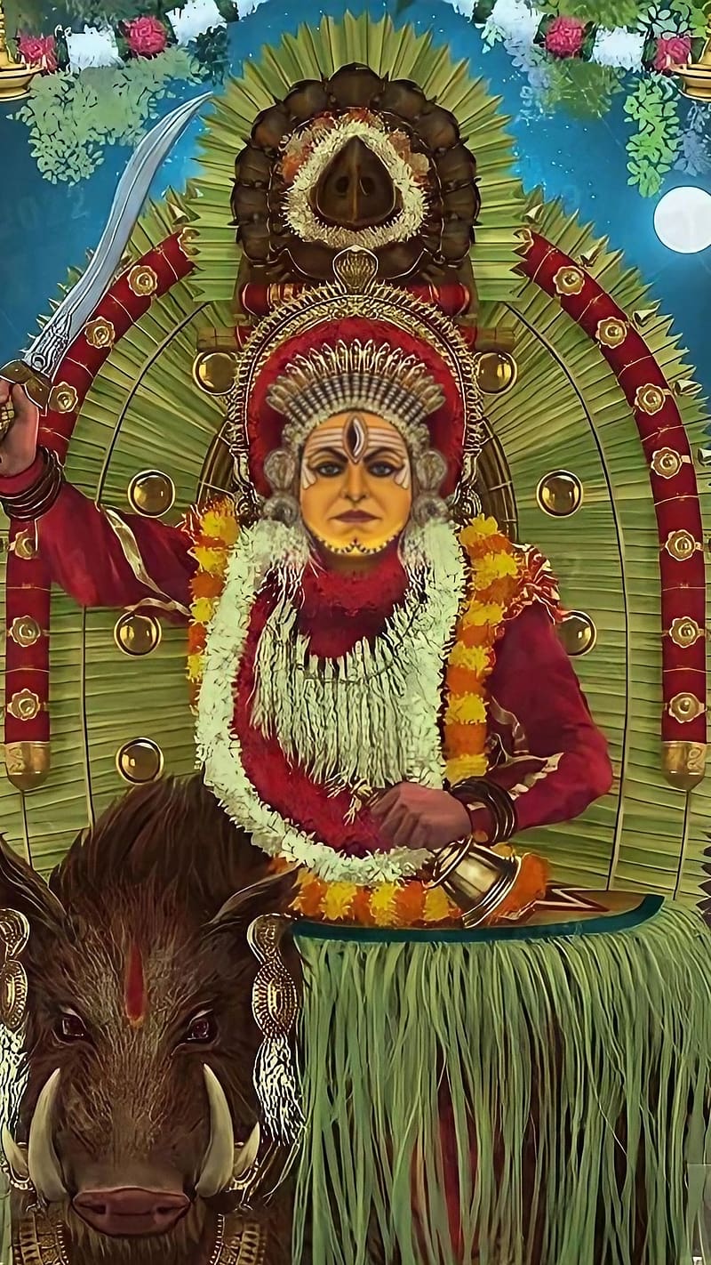 800x1422 Kantara Movie, Animated Panjurli, lord varaha, HD phone wallpaper